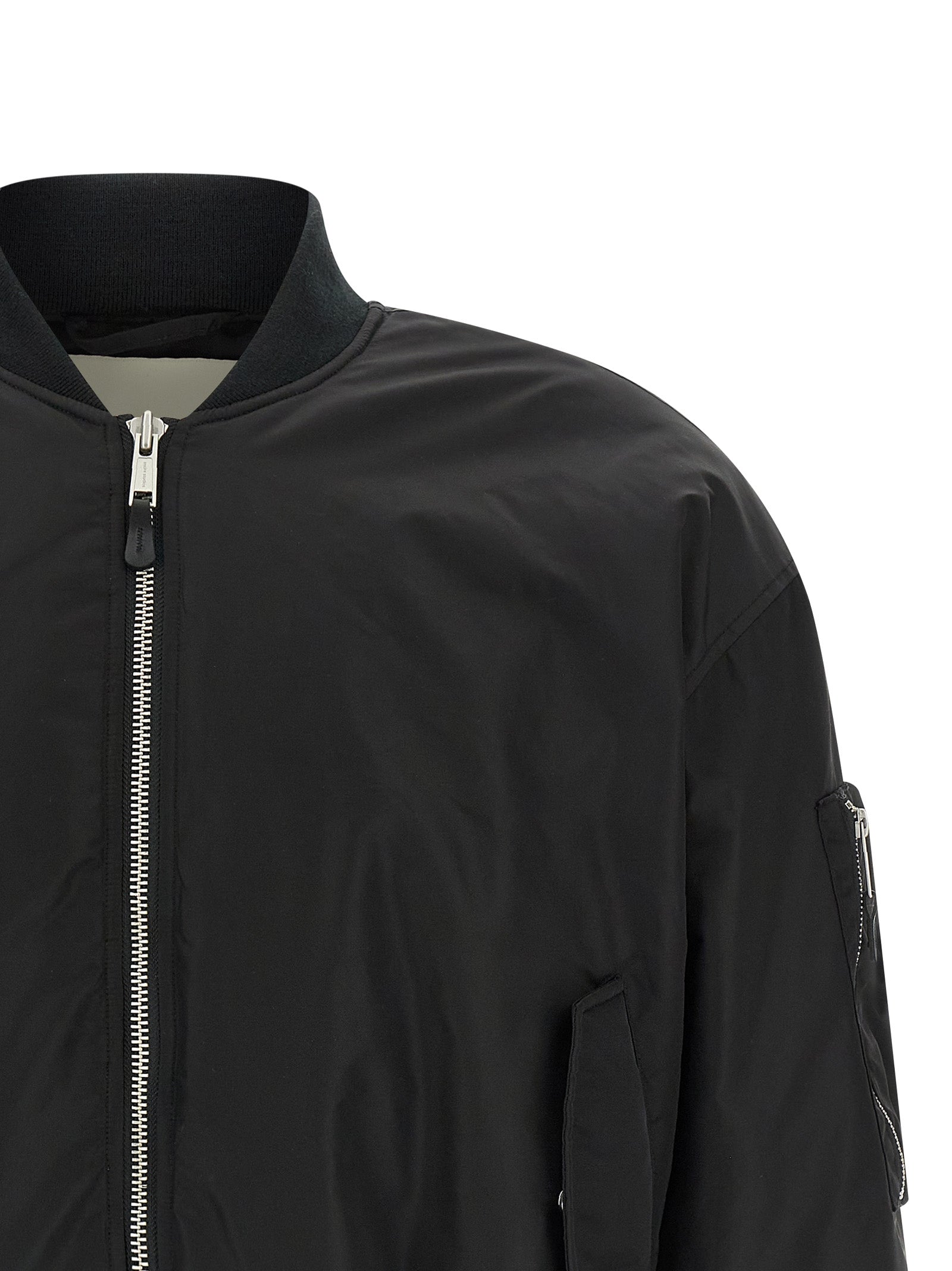 Entire Studios Black Nylon Men's Bomber