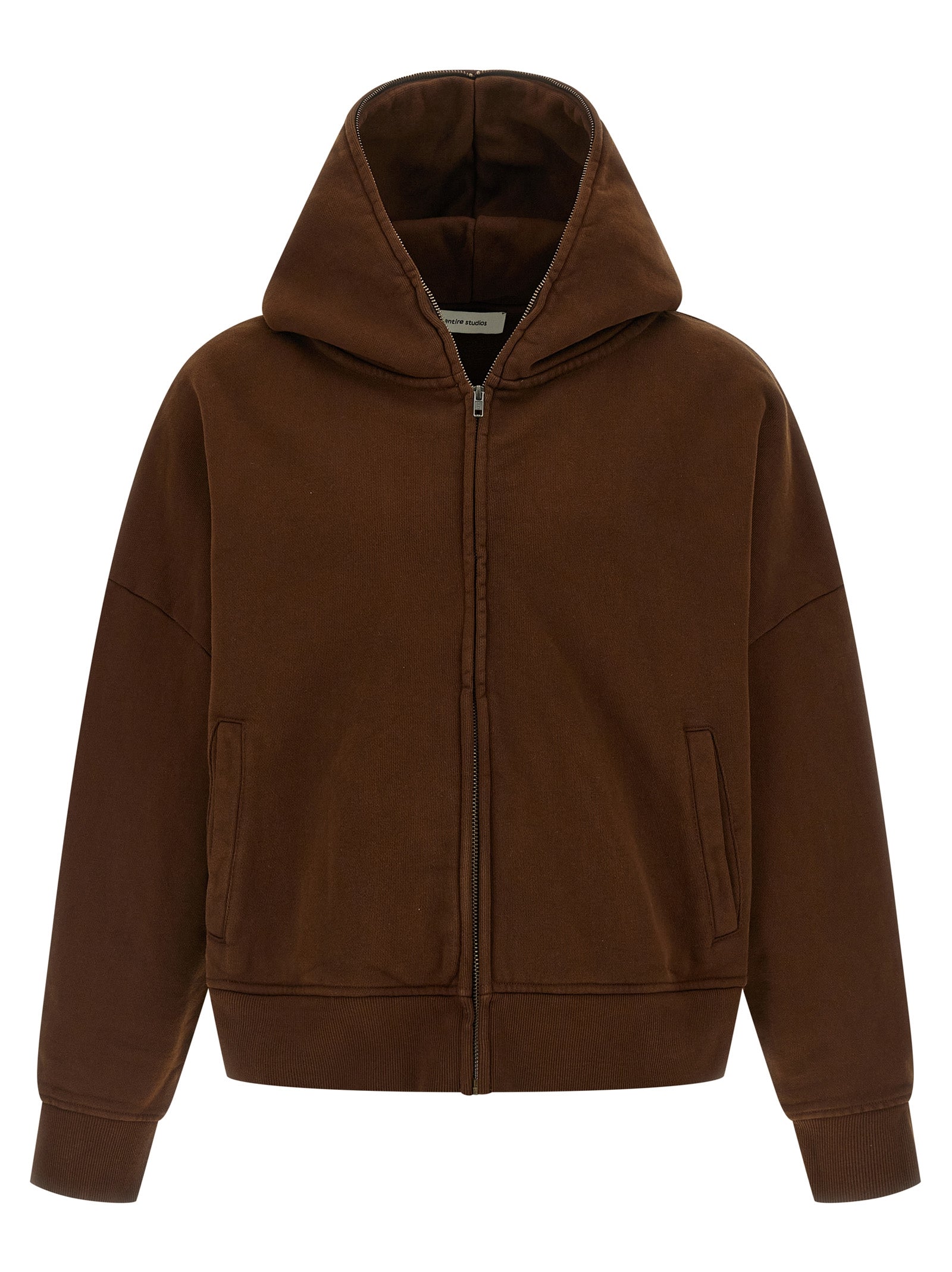 Entire Studios Brown Cotton Men's Sweatshirt