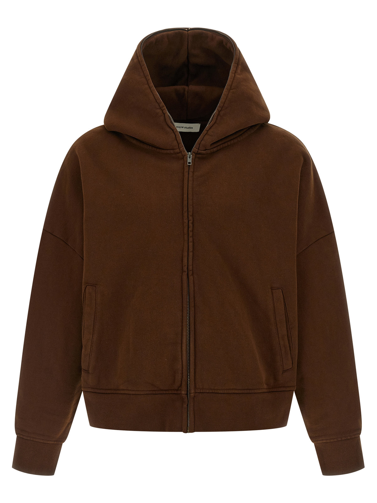 Entire Studios Brown Cotton Men's Sweatshirt