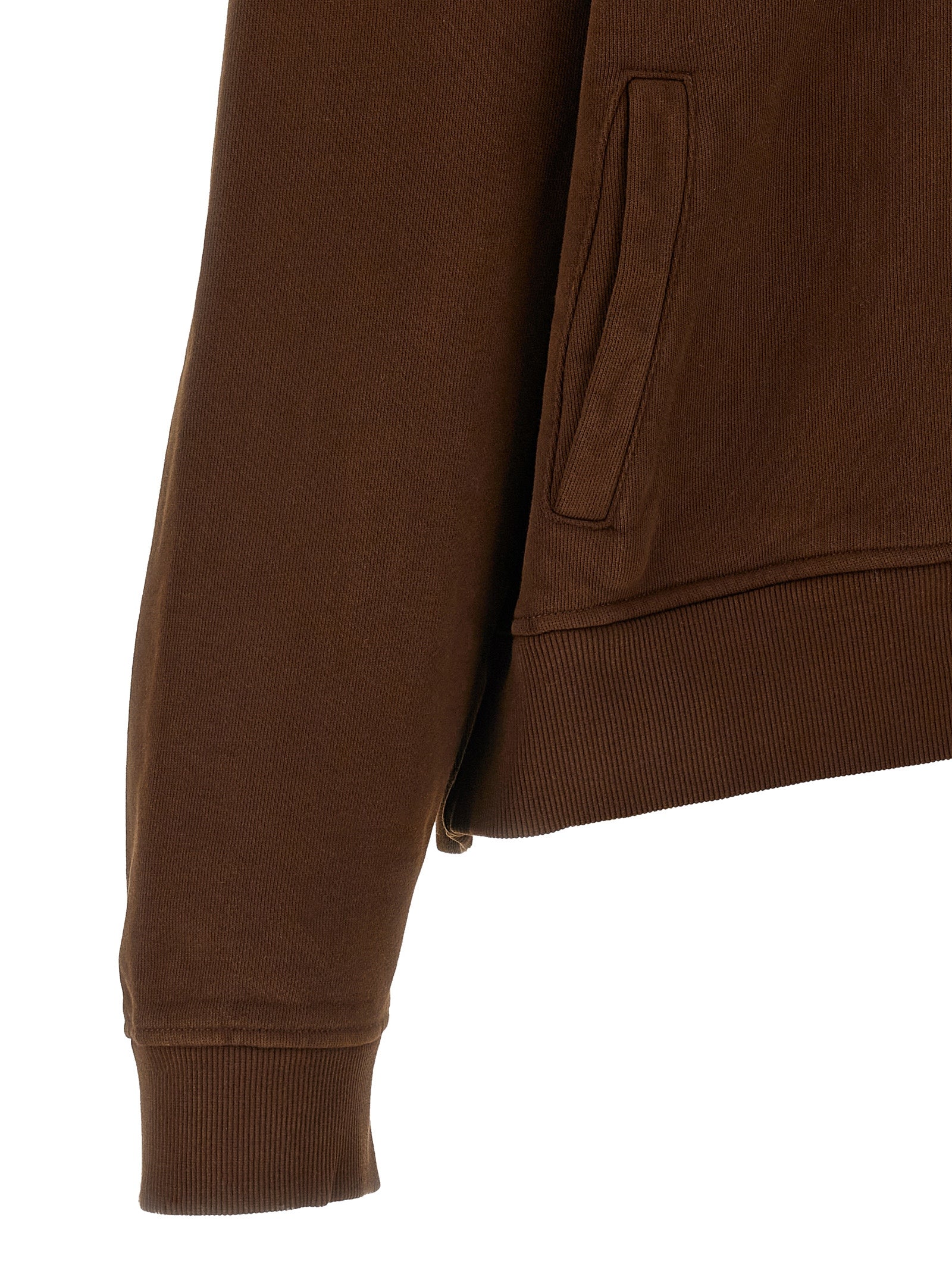 Entire Studios Brown Cotton Men's Sweatshirt