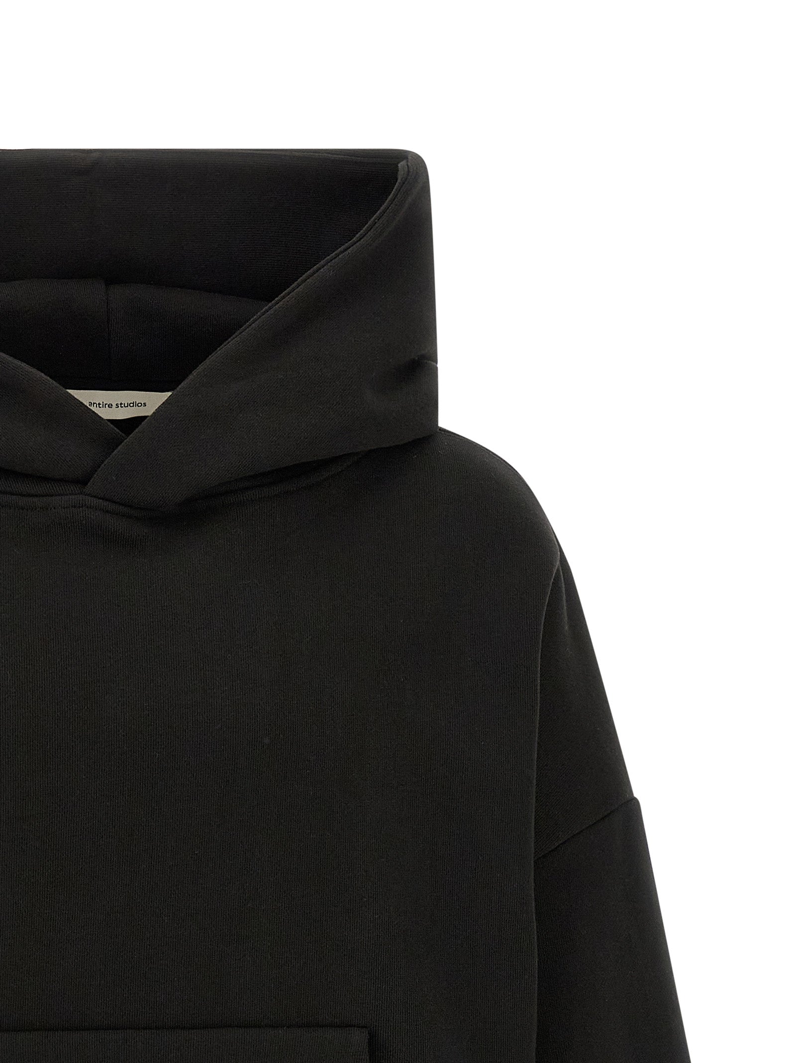 Entire Studios Black Cotton Men's Sweatshirt