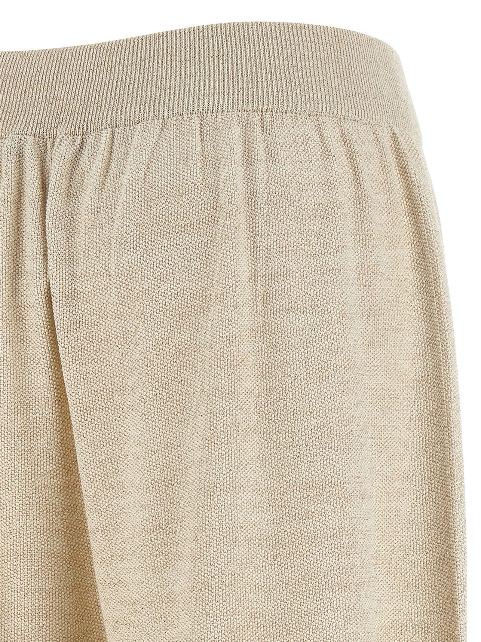 Fabiana Filippi Gold Cotton Casual Women's Pants