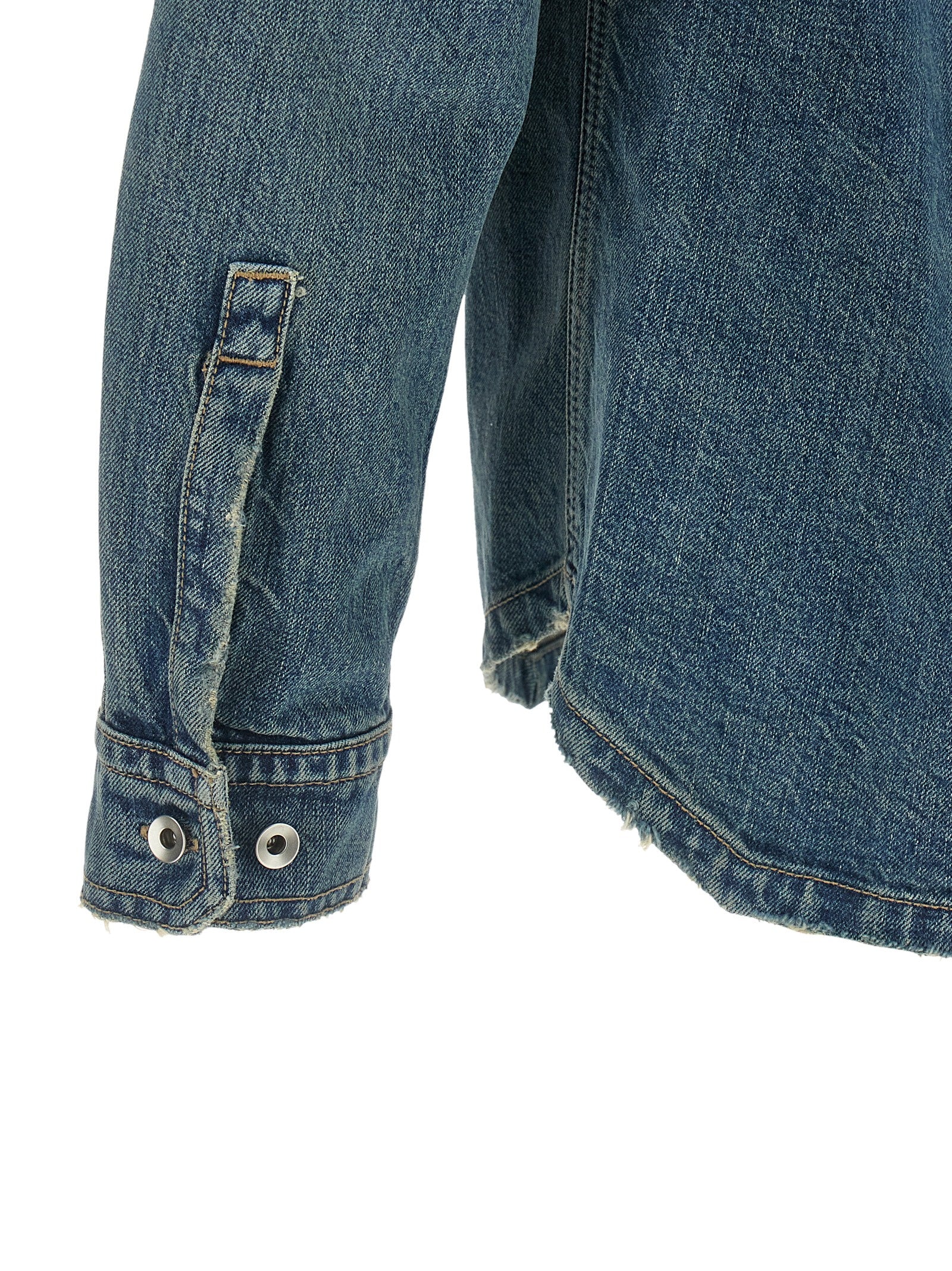 DRKSHDW Blue Cotton Denim Men's Jacket