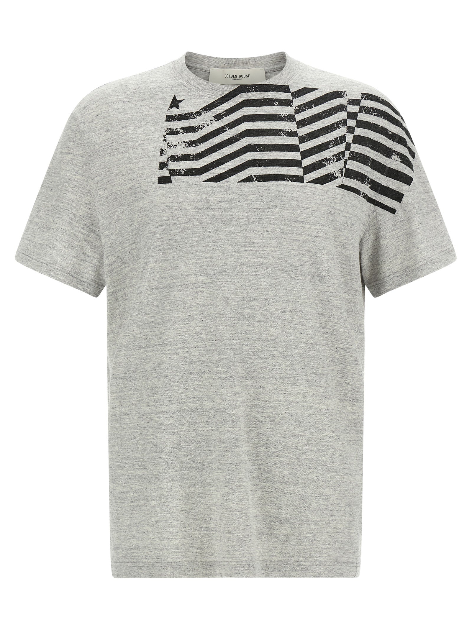 Golden Goose Gray Cotton Men's T-Shirt