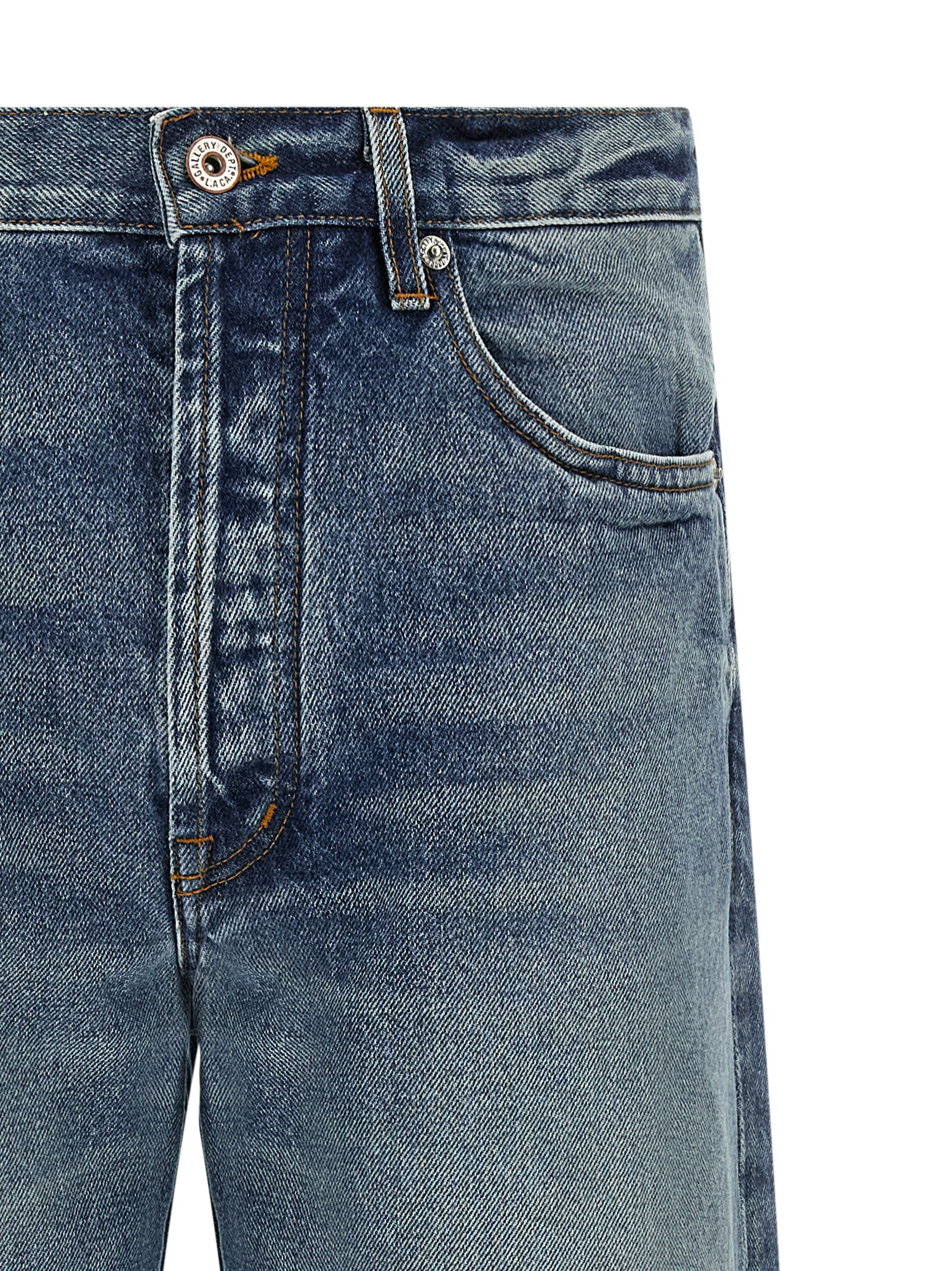GALLERY DEPT. Blue Cotton Jeans Men's Denim