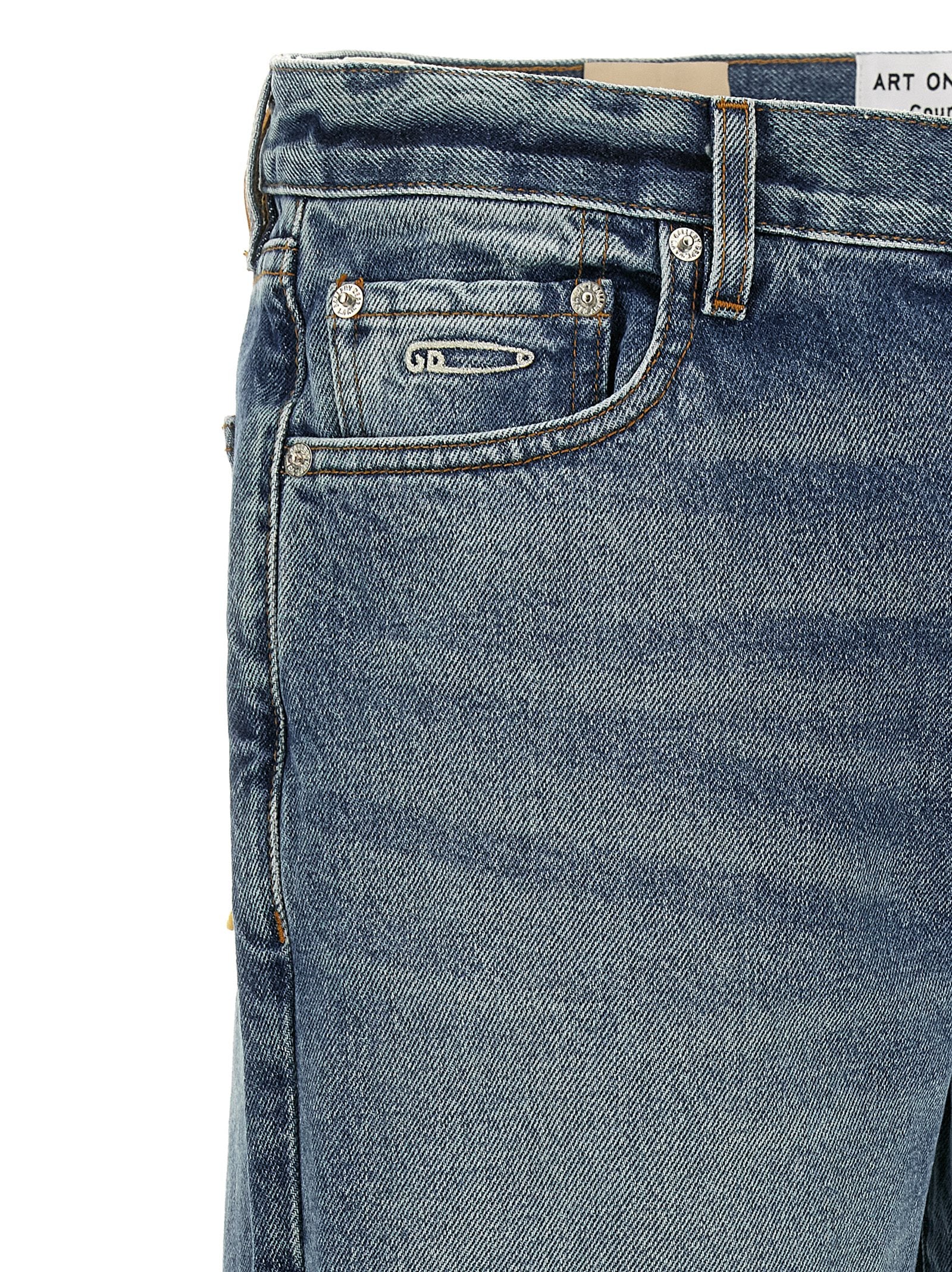 GALLERY DEPT. Blue Cotton Jeans Men's Denim