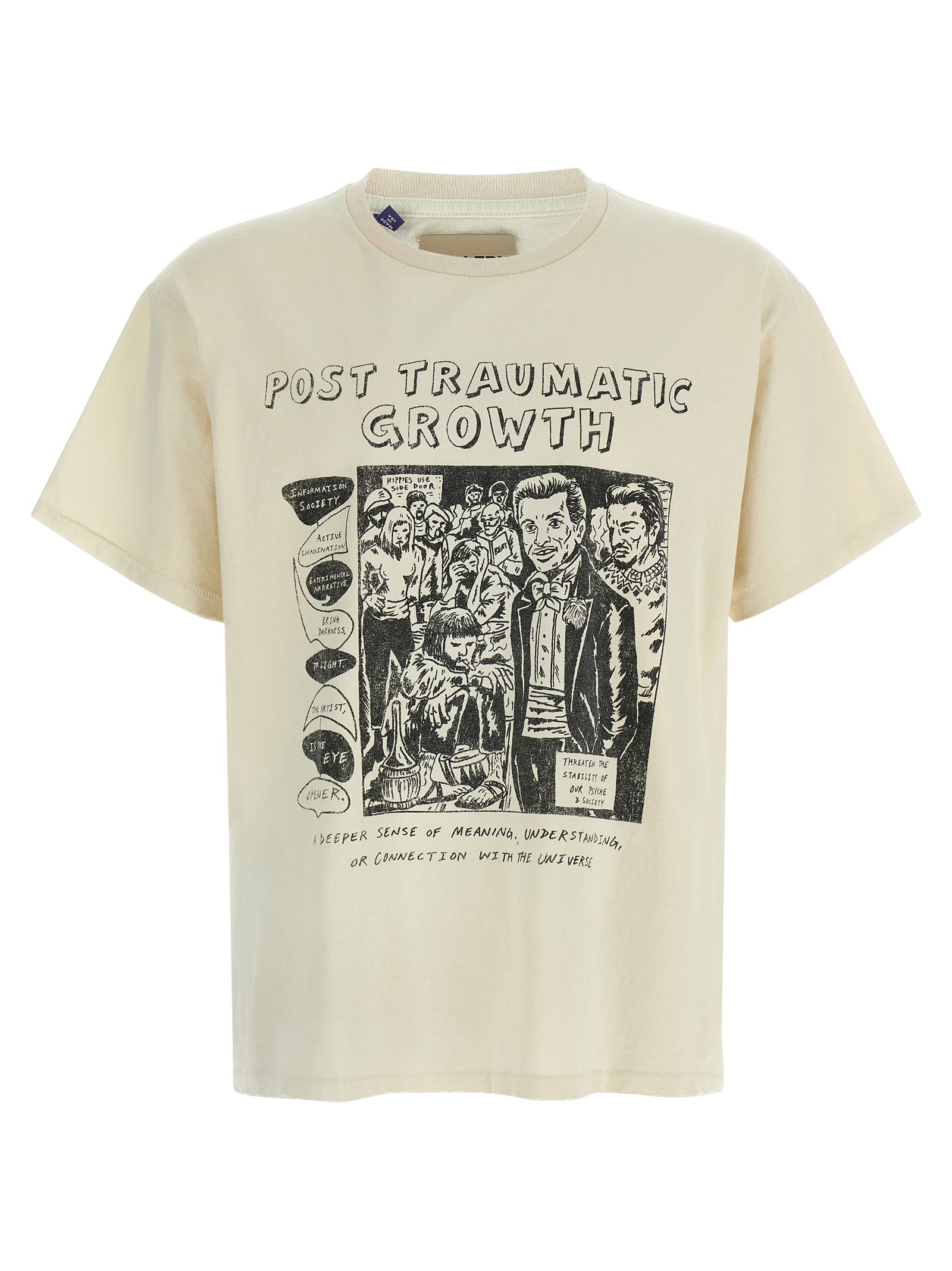 GALLERY DEPT. Beige Cotton Men's T-Shirt