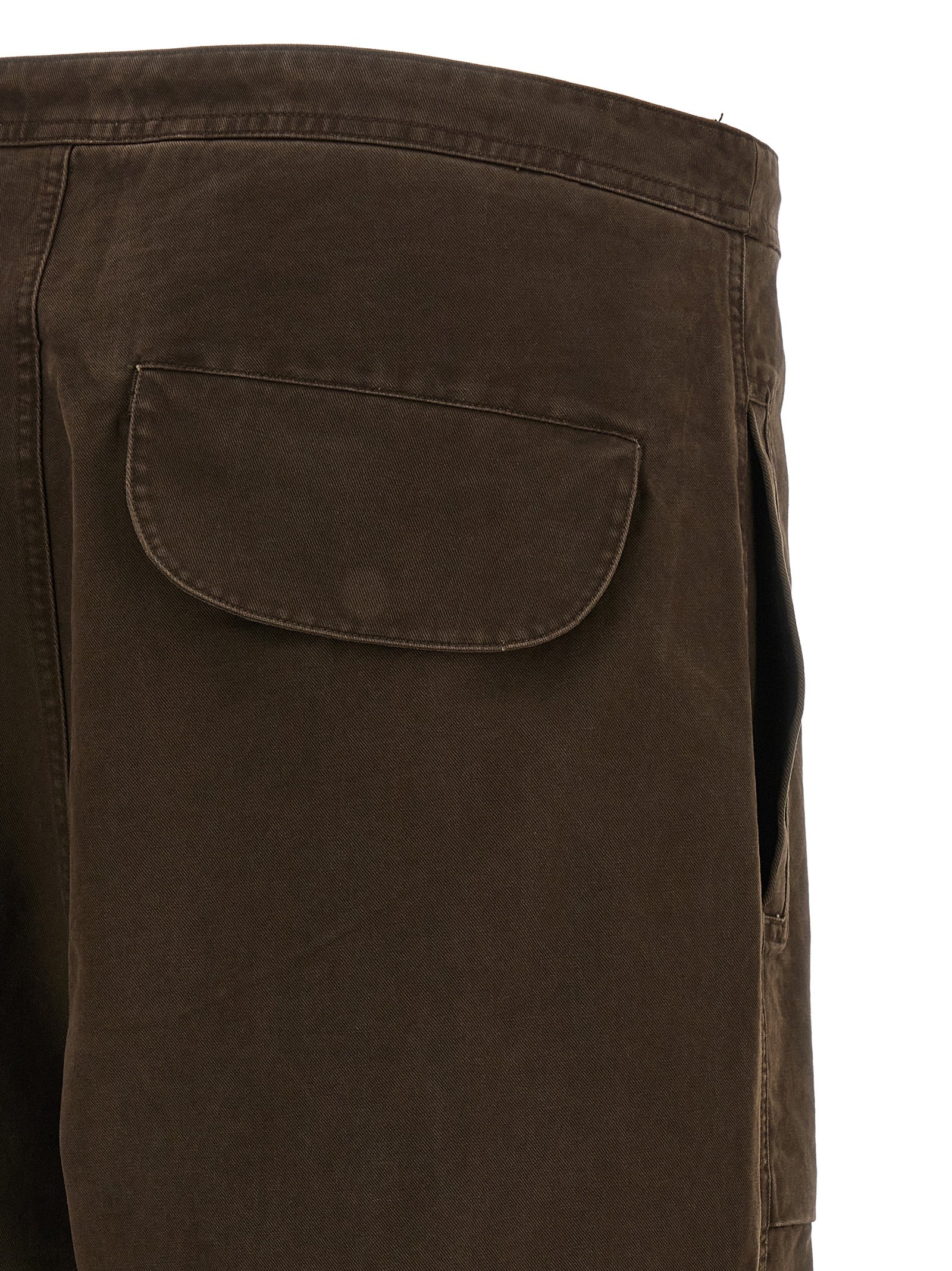 Entire Studios Brown Cotton Cargo Men's Pants