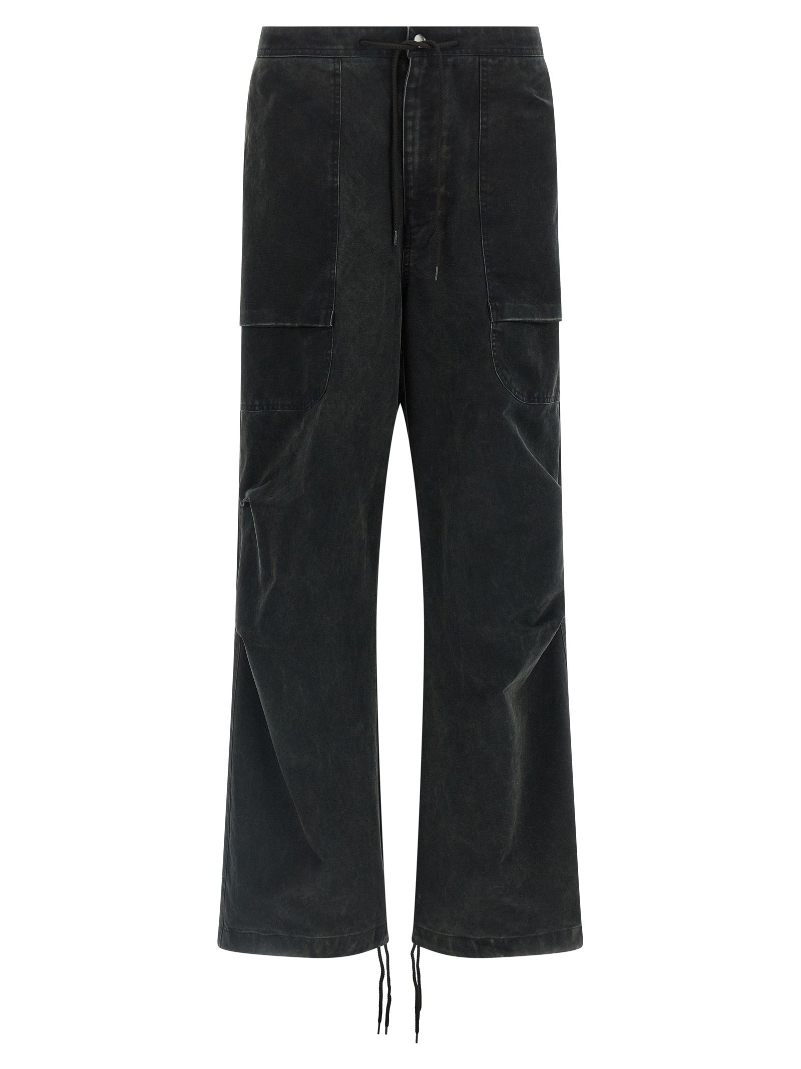 Entire Studios Black Cotton Cargo Men's Pants