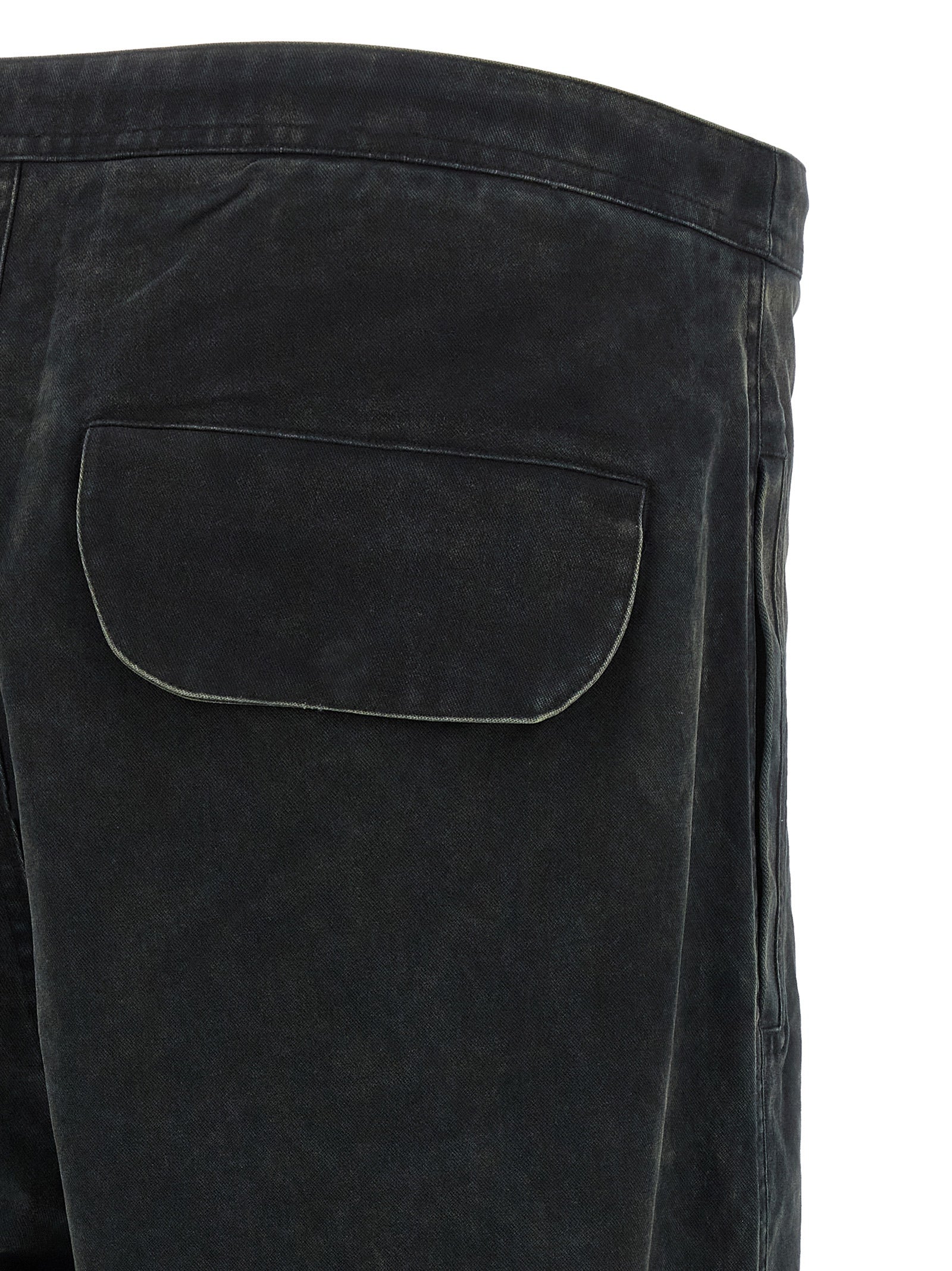 Entire Studios Black Cotton Cargo Men's Pants