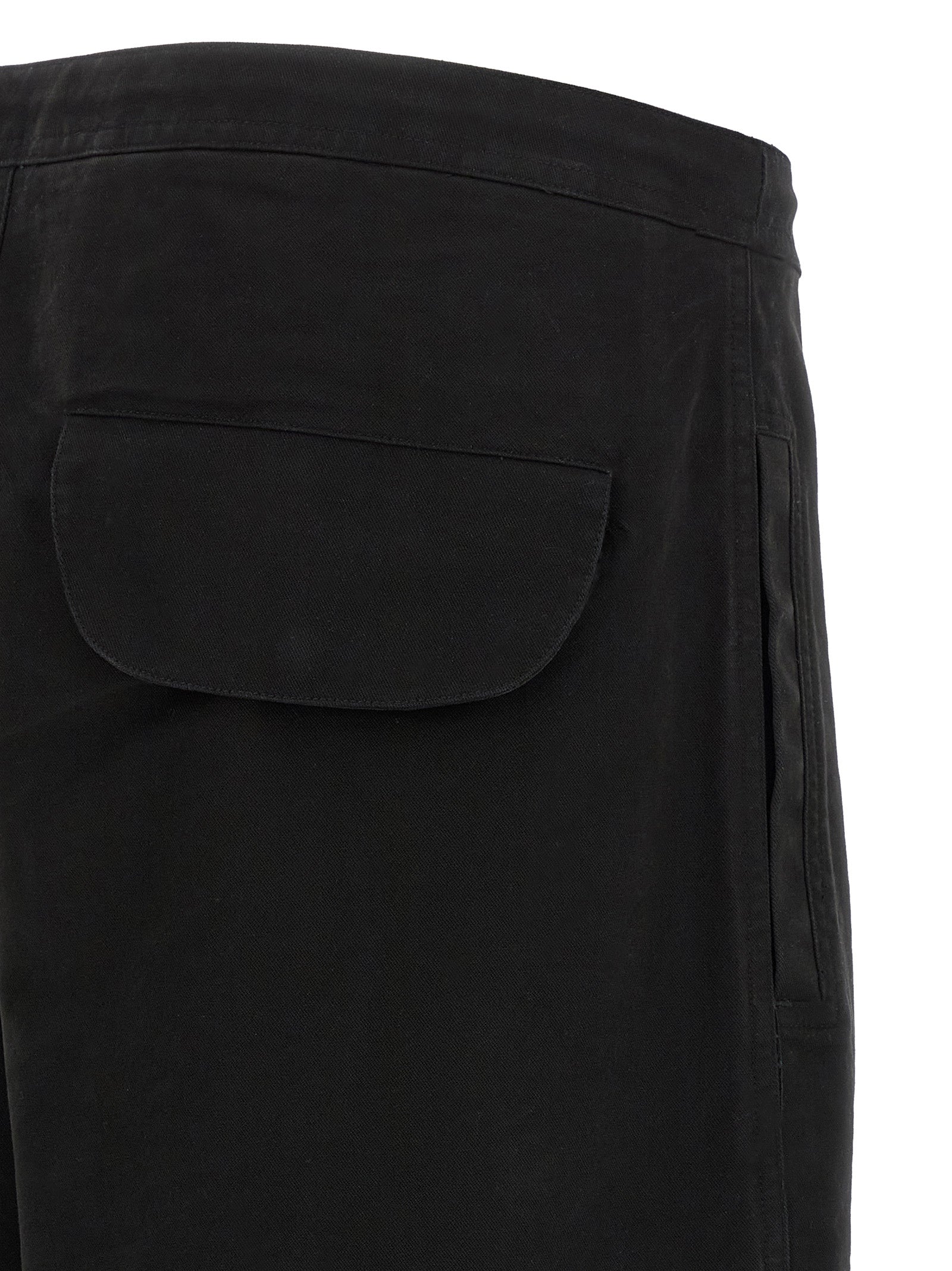 Entire Studios Black Cotton Cargo Men's Pants