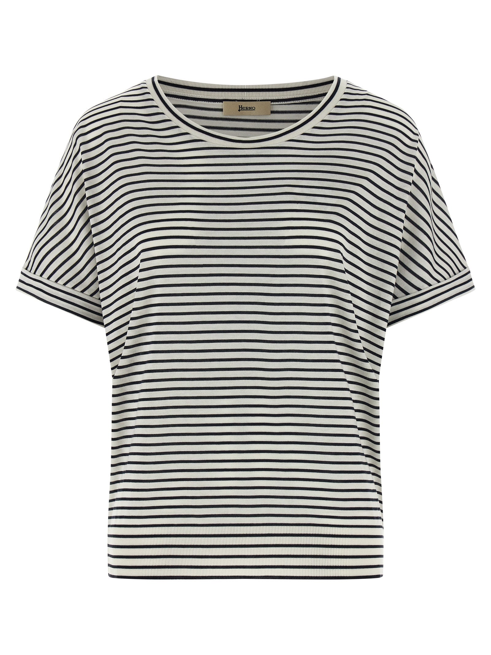 Herno Blue Lyocell Women's T-Shirt