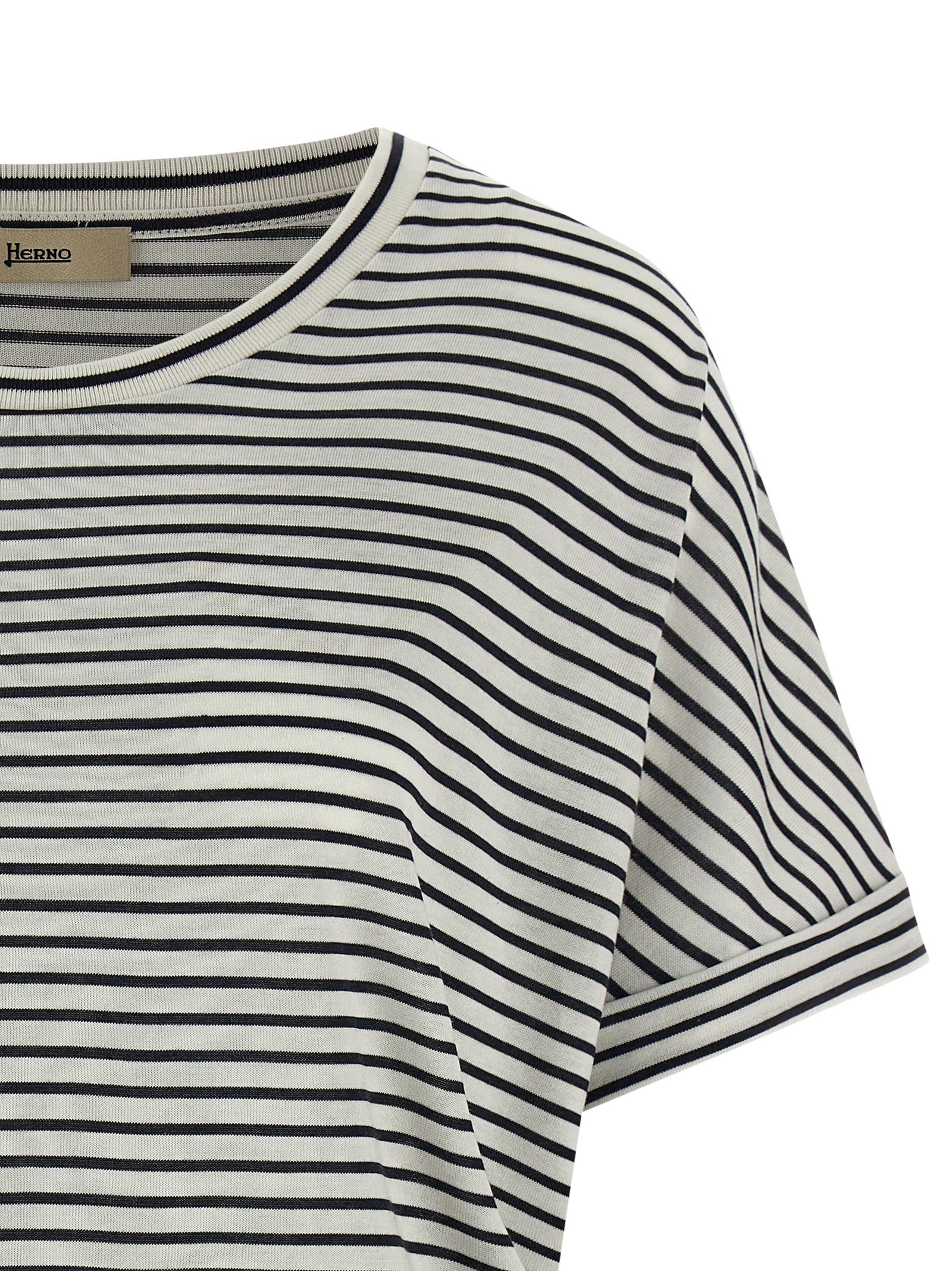 Herno Blue Lyocell Women's T-Shirt