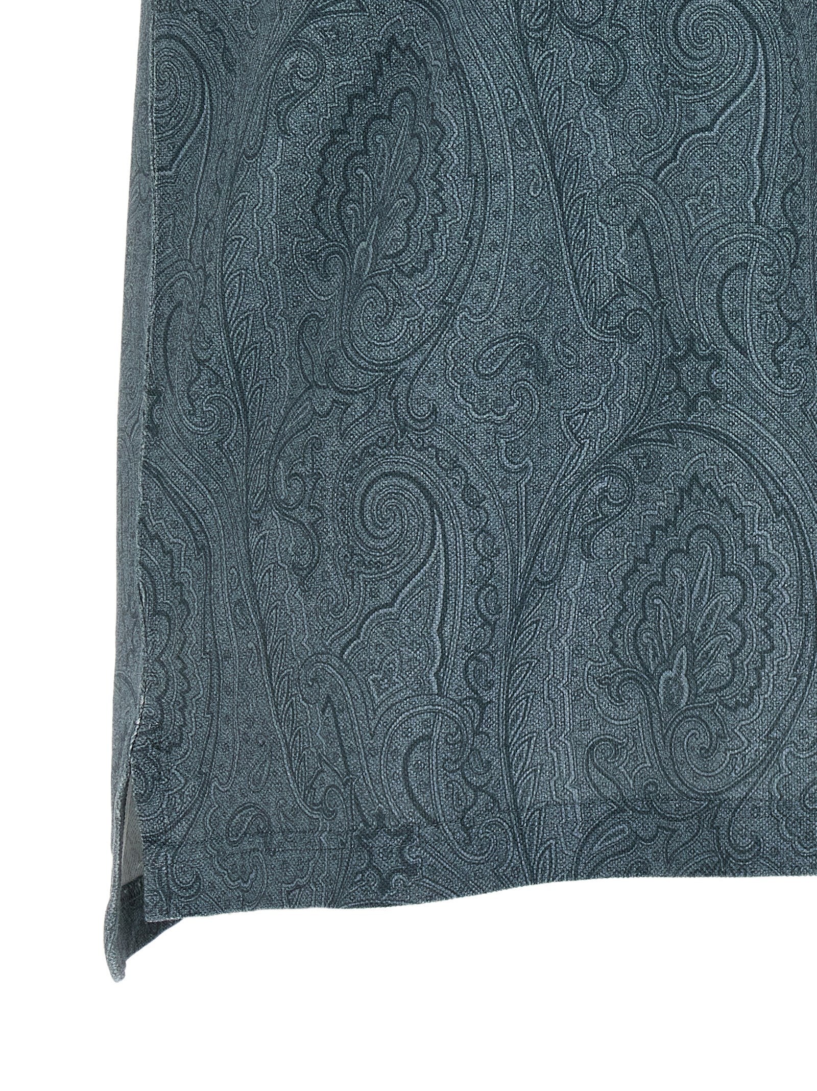 Etro Blue Cotton Polo Men's Shirt