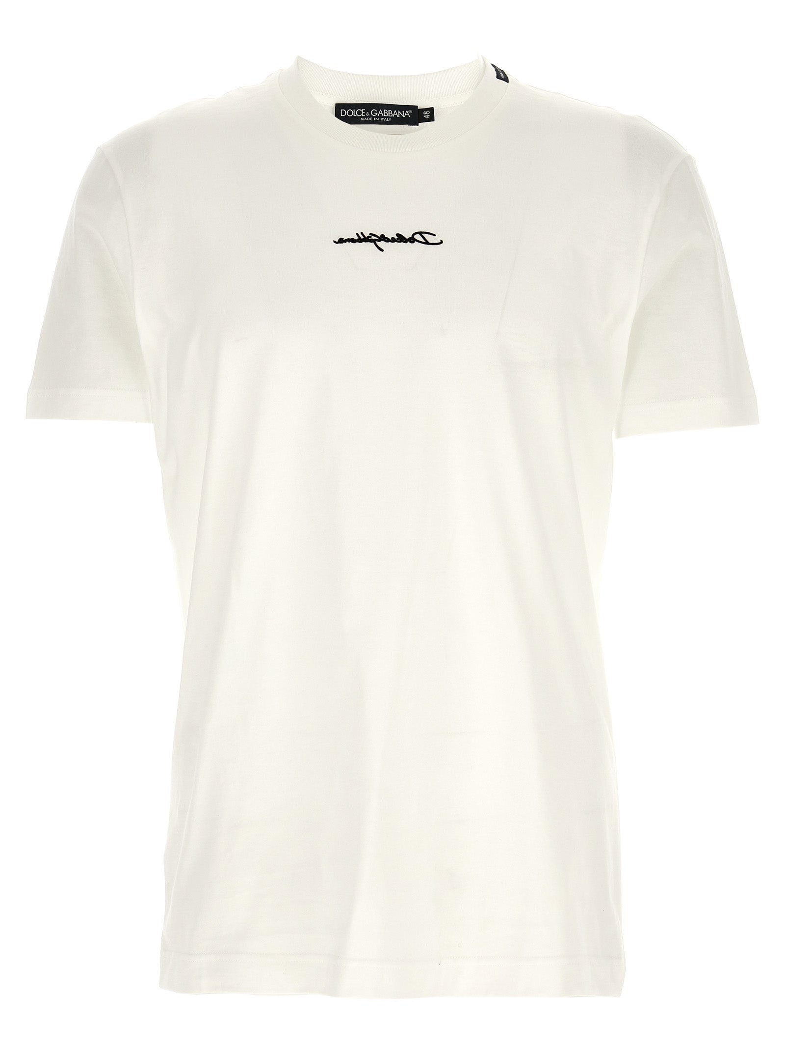 Dolce & Gabbana White Cotton Men's T-Shirt