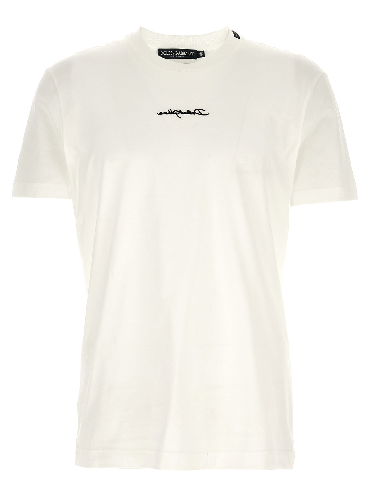 Dolce & Gabbana White Cotton Men's T-Shirt
