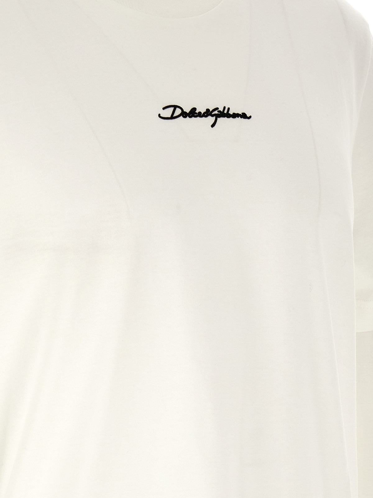 Dolce & Gabbana White Cotton Men's T-Shirt