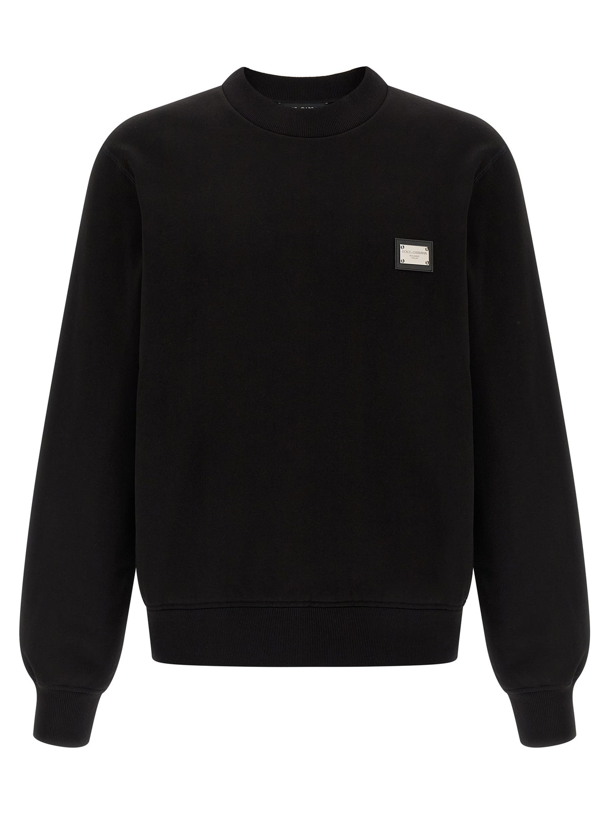 Dolce & Gabbana Black Cotton Men's Sweatshirt