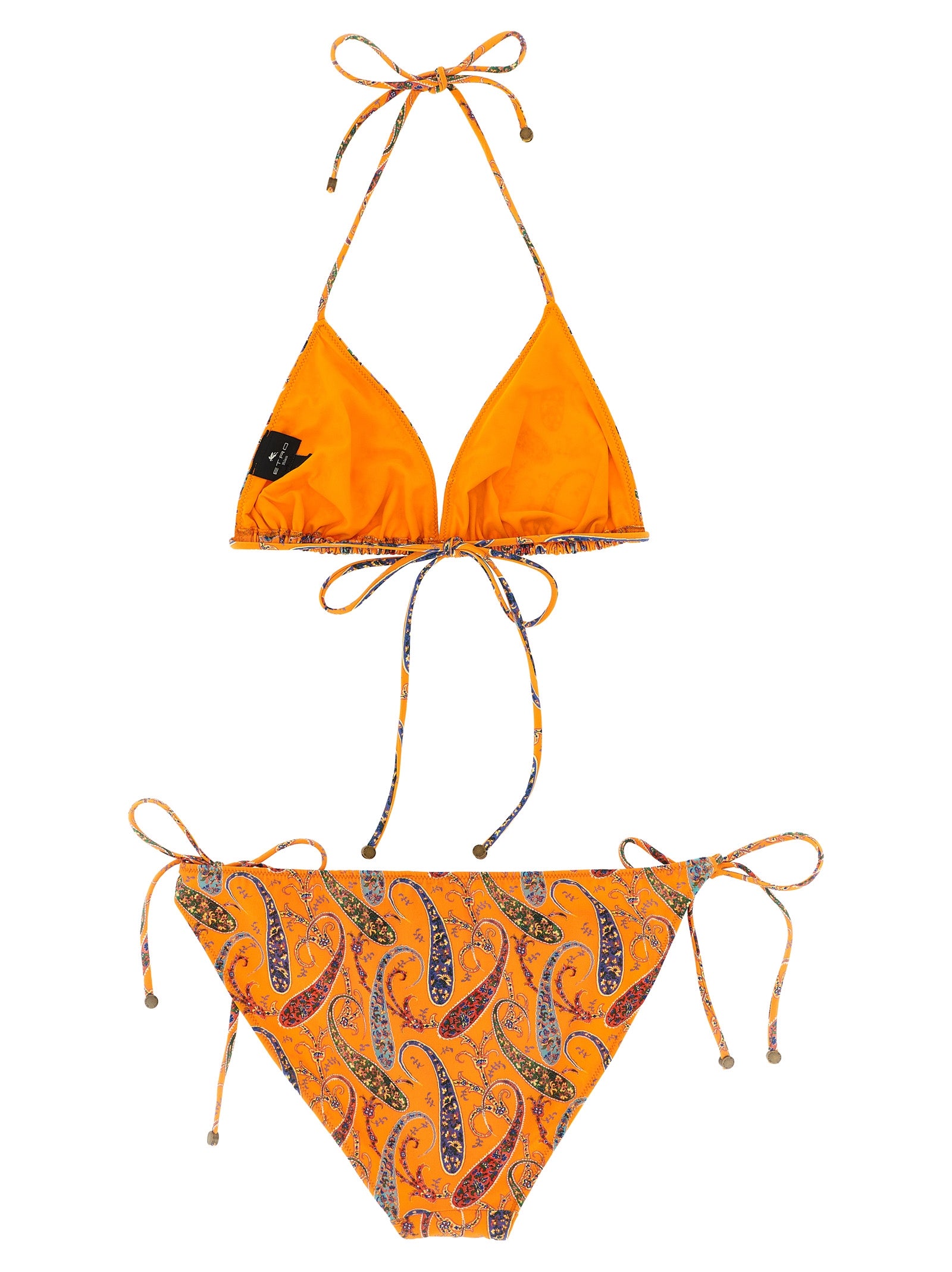 Etro Orange Polyamide Women's Bikini