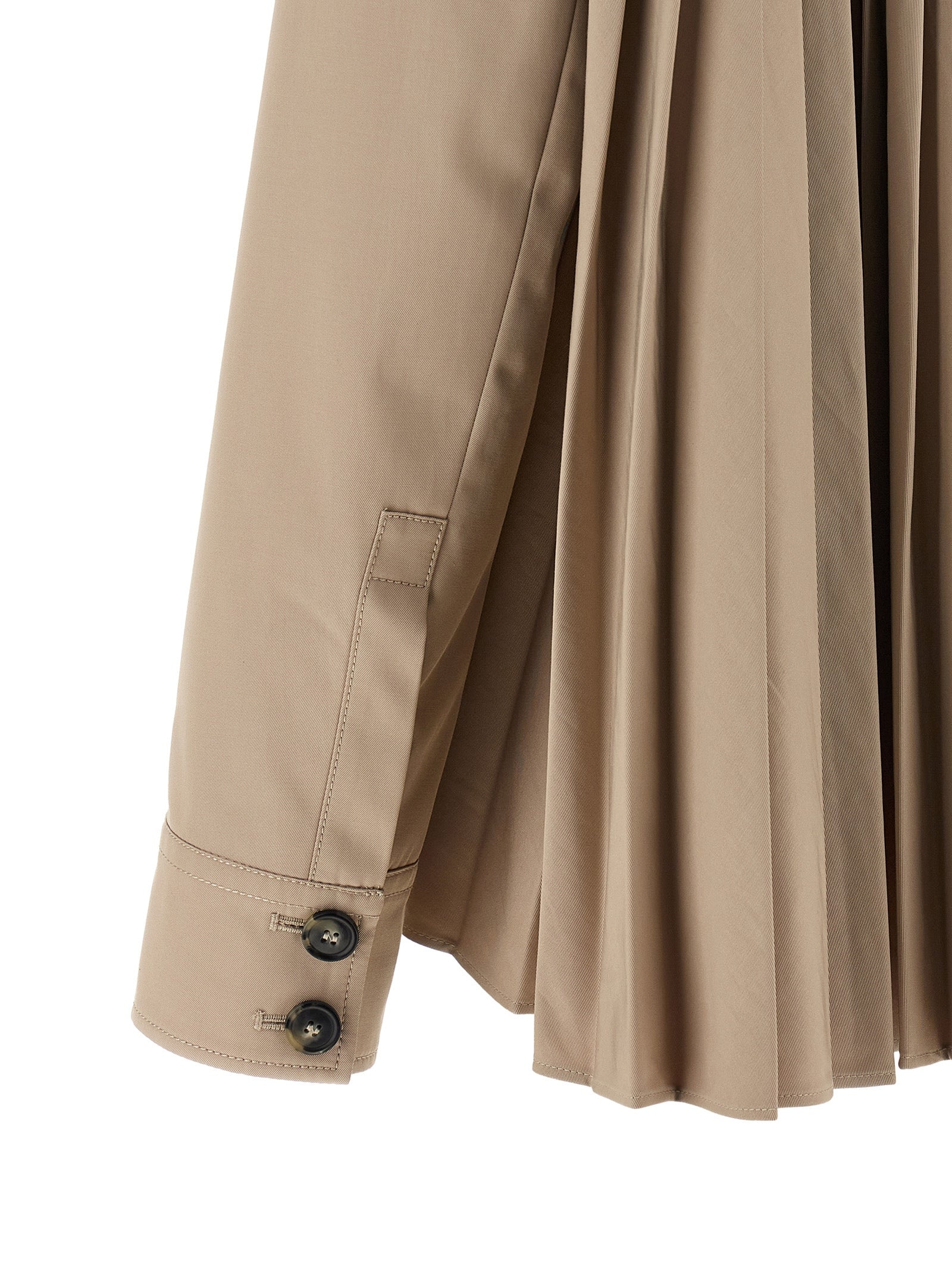 Sportmax Beige Polyester Women's Coat