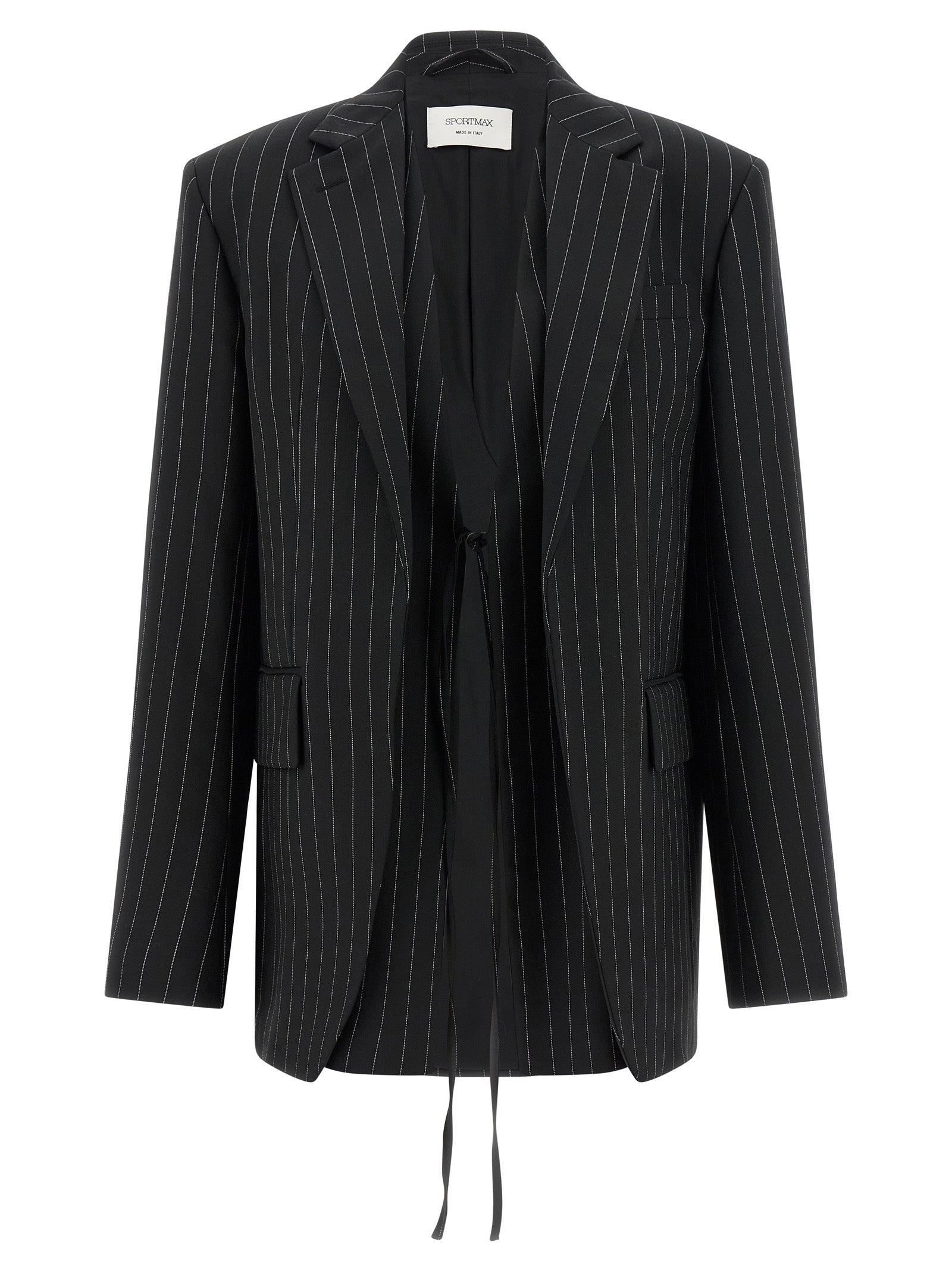 Sportmax Black Wool Women's Blazer