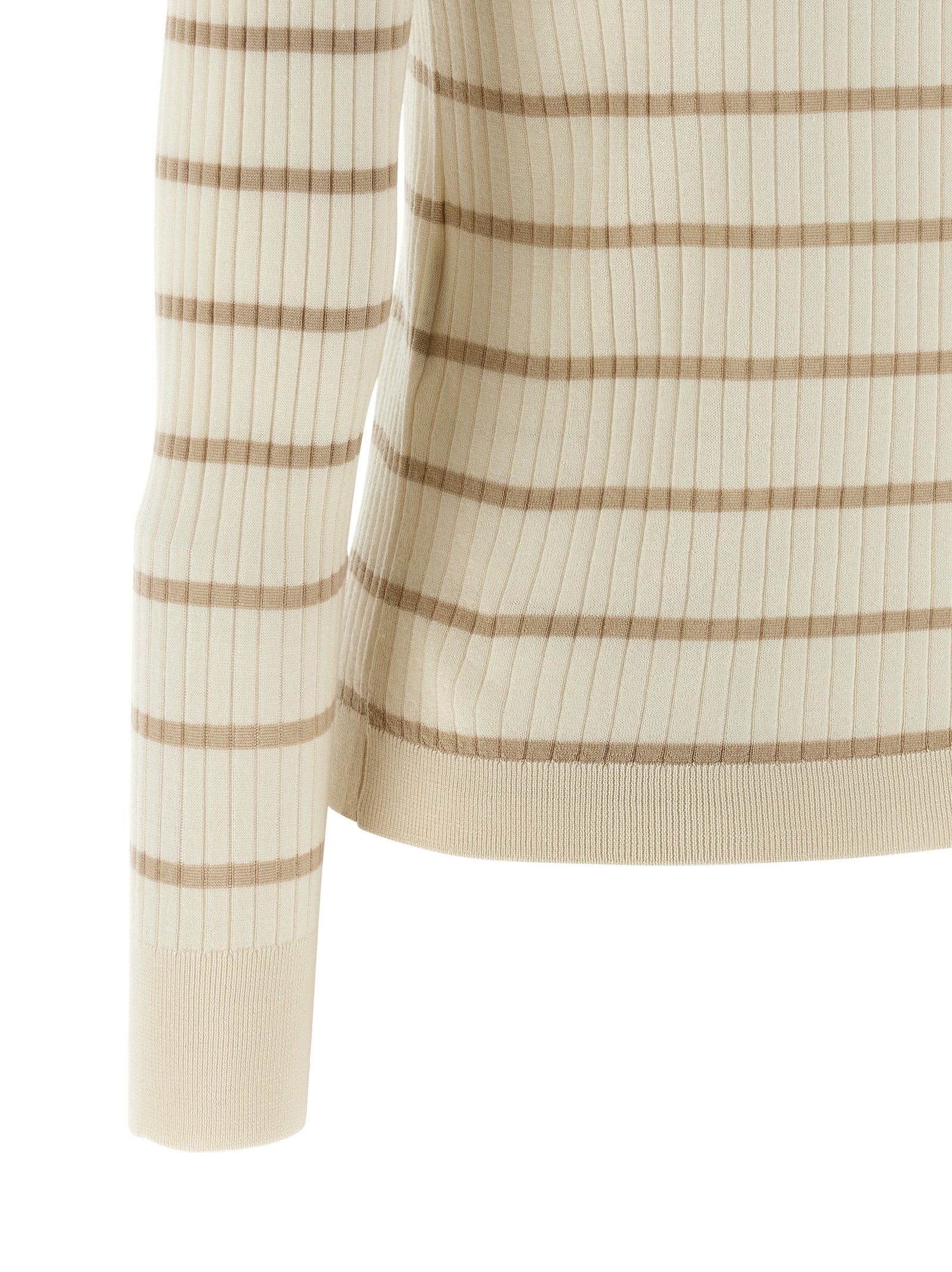 Max Mara Beige Cashmere Polo Women's Shirt