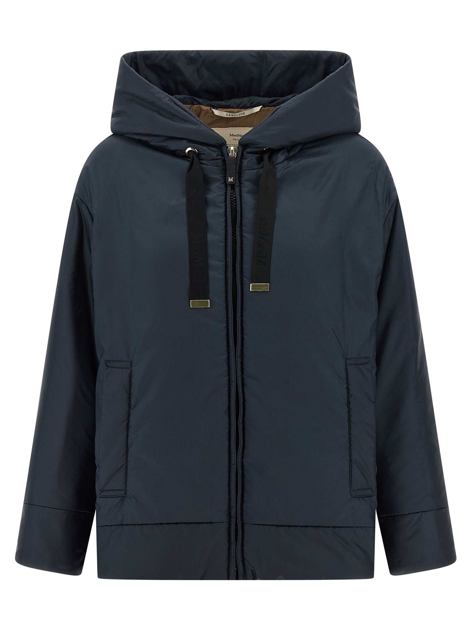 Max Mara Blue Polyester Shell Women's Jacket