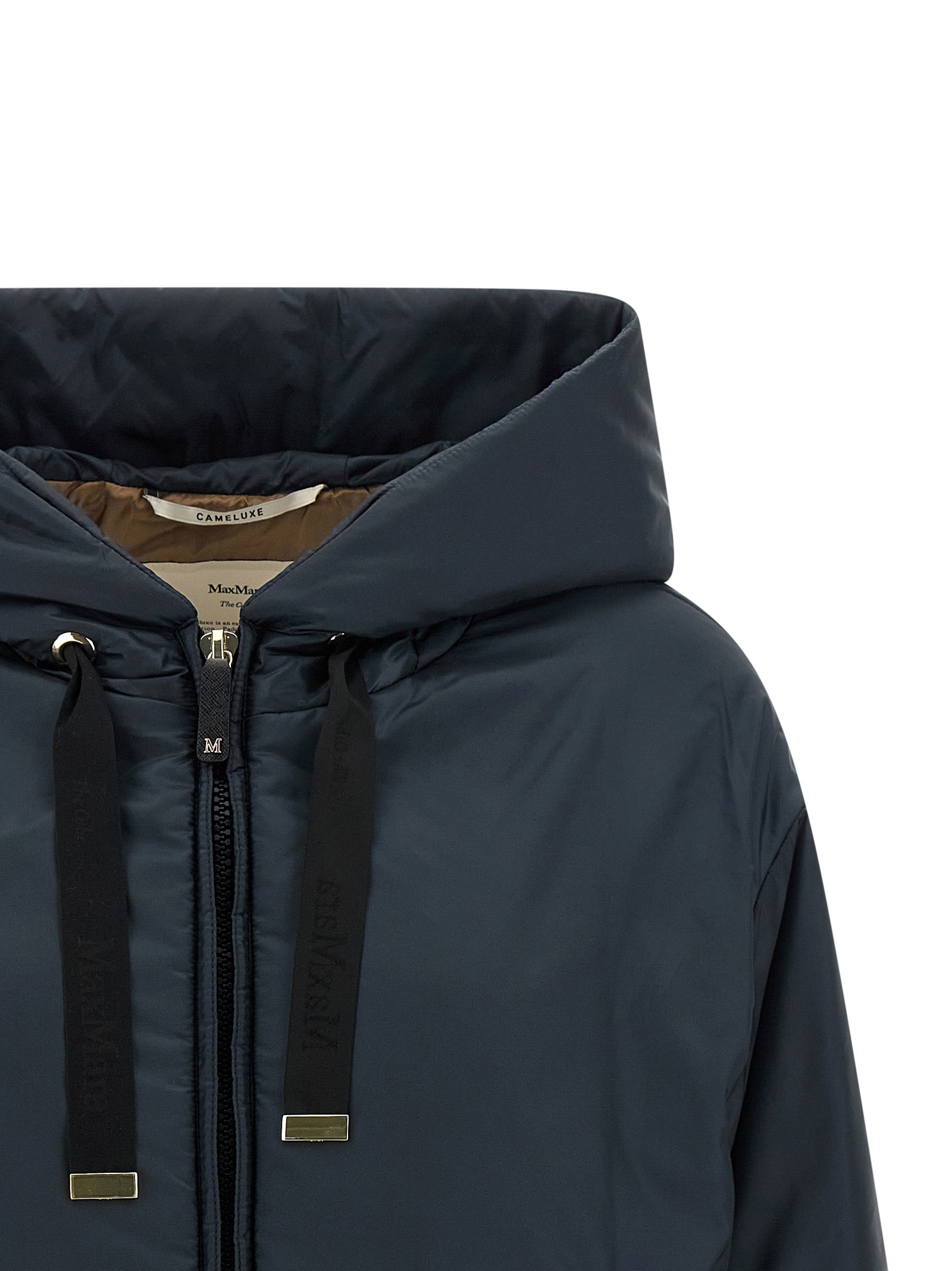 Max Mara Blue Polyester Shell Women's Jacket