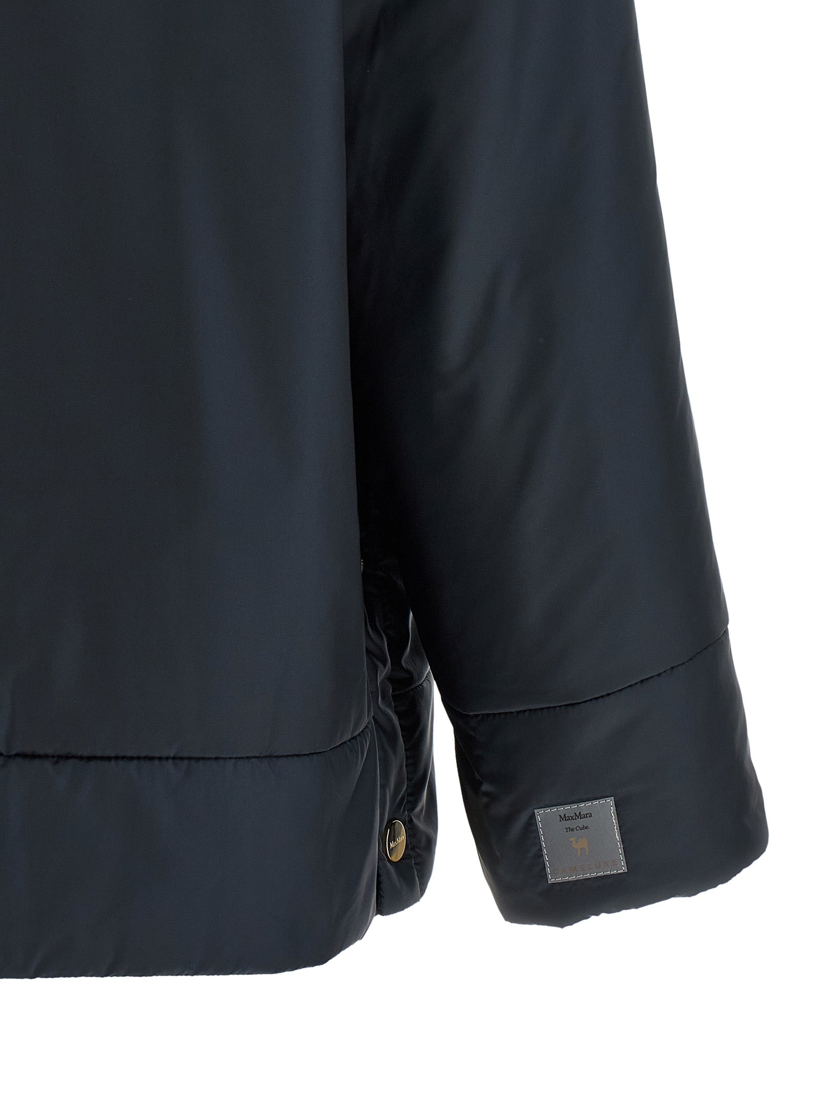 Max Mara Blue Polyester Shell Women's Jacket