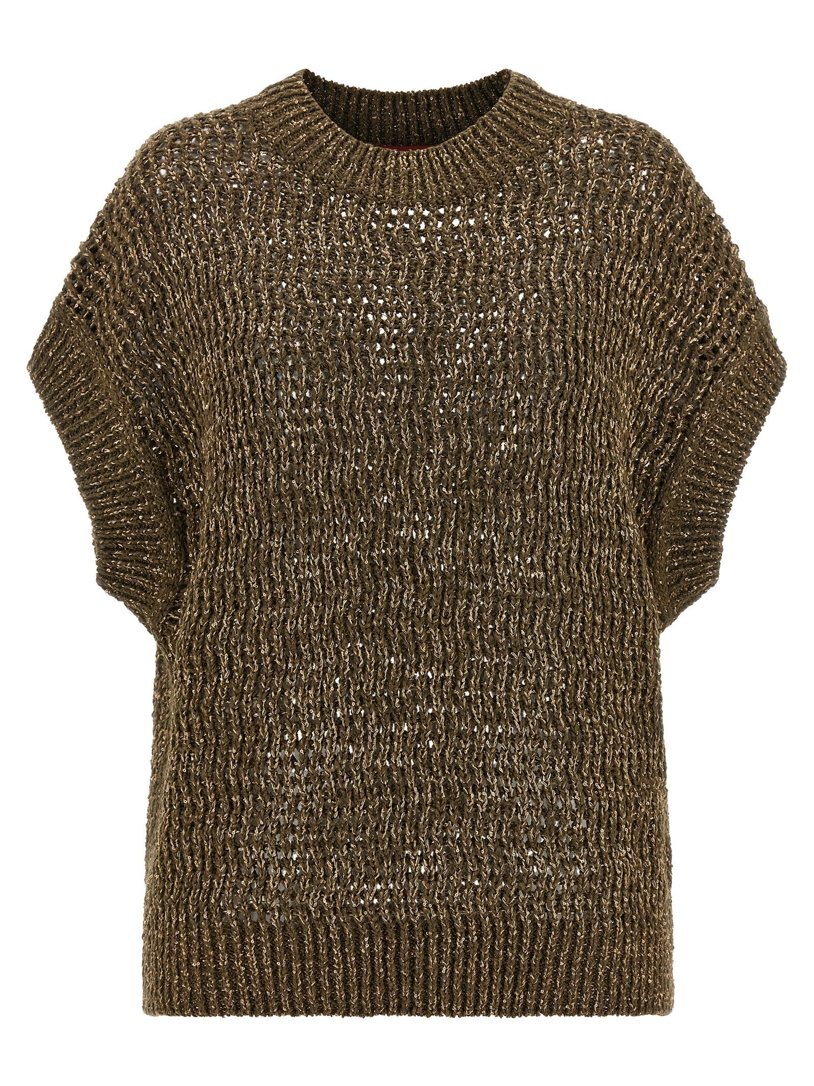 Max Mara Bicolor Cotton Women's Cardigan