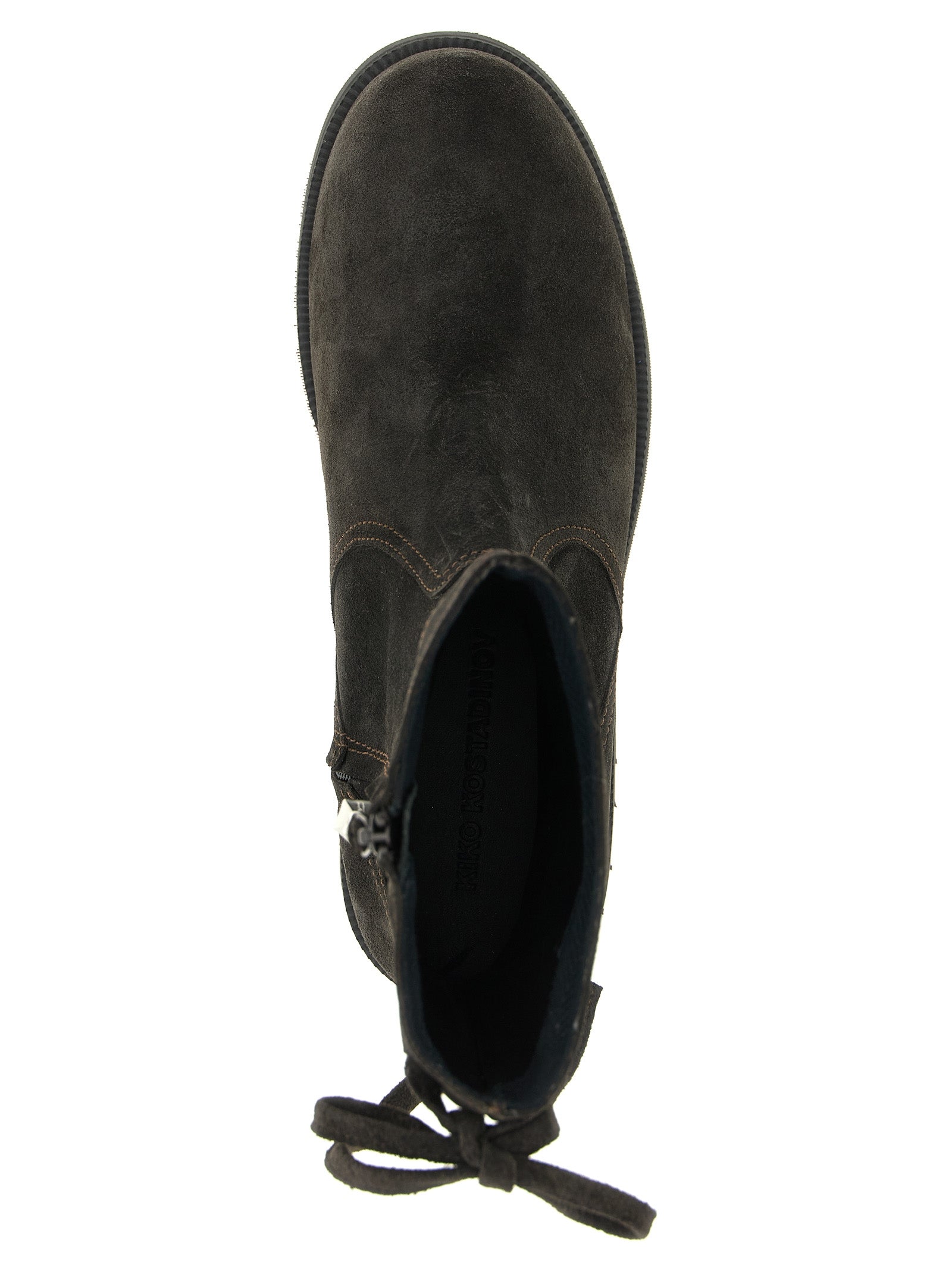 Kiko Kostadinov Brown Calfskin Ankle Men's Boots