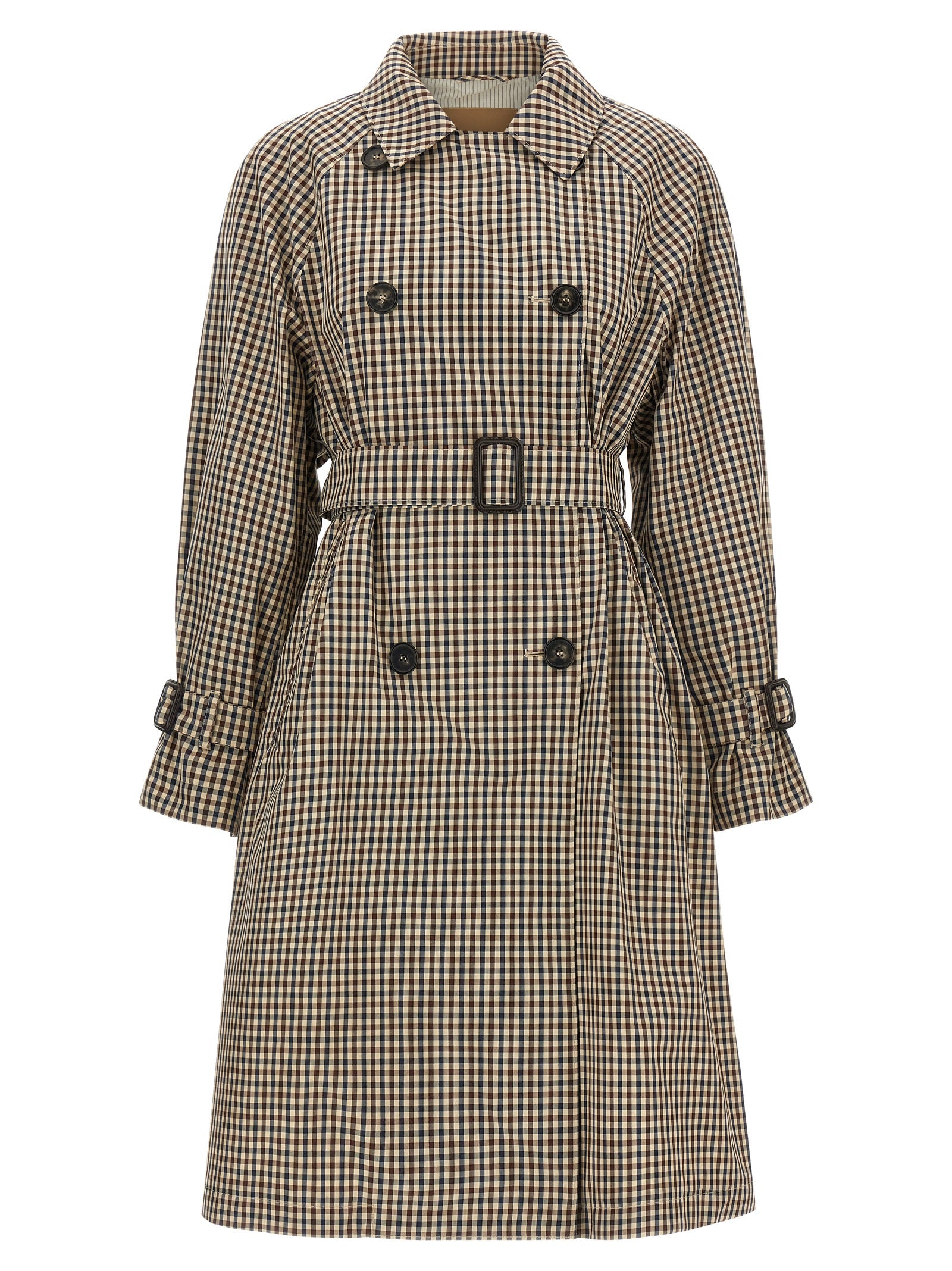 Max Mara Brown Cotton Women's Coat