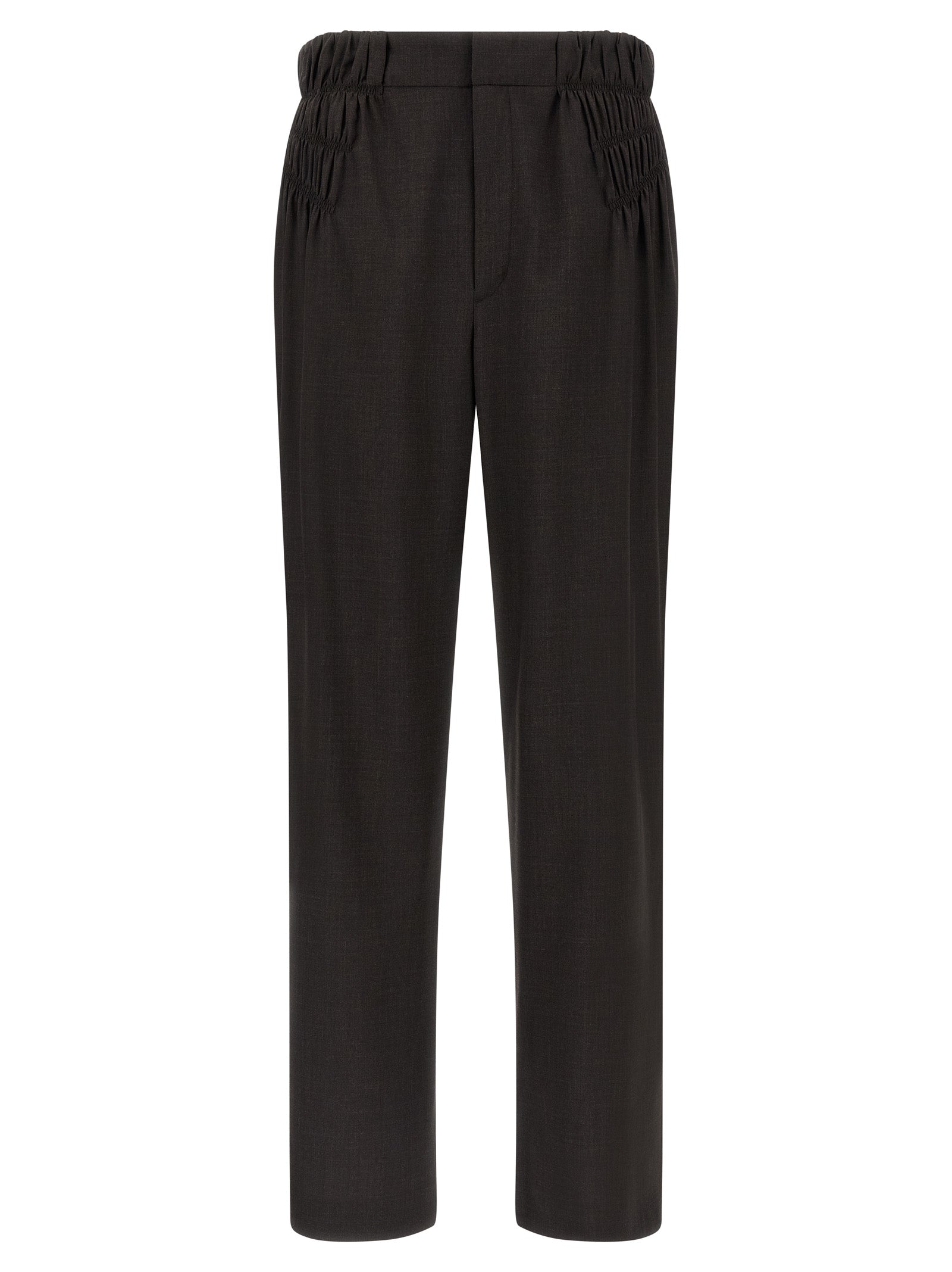 Kiko Kostadinov Brown Virgin Wool Casual Men's Pants