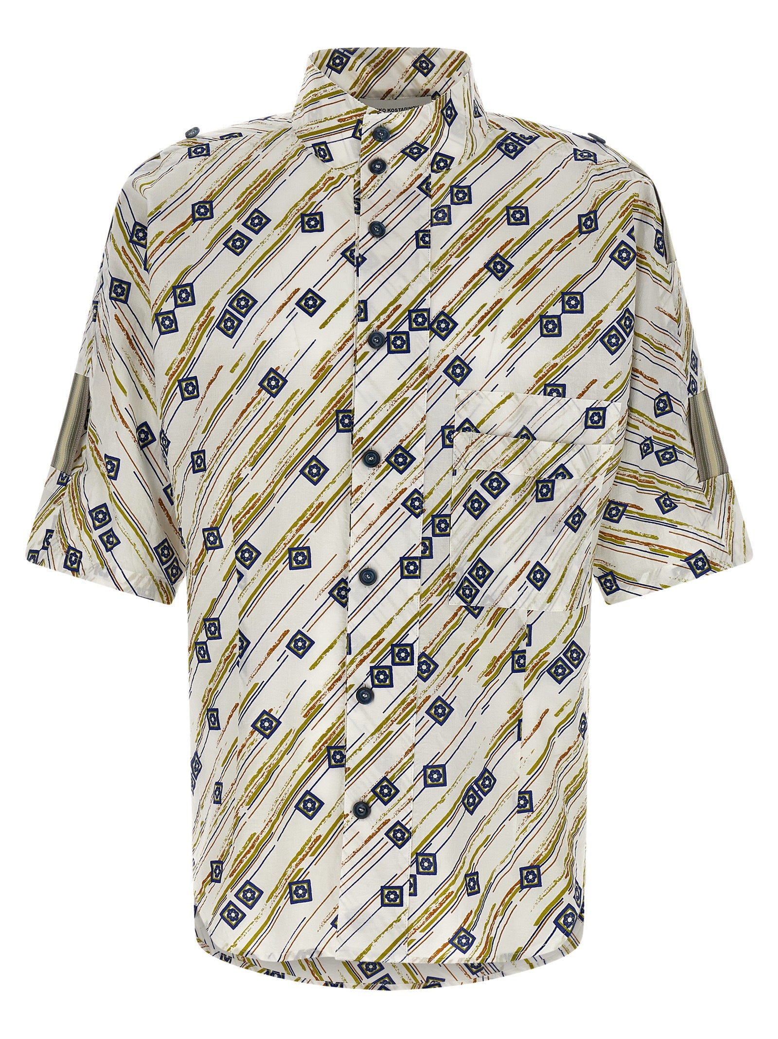 Kiko Kostadinov Multicolor Cotton Men's Blouse
