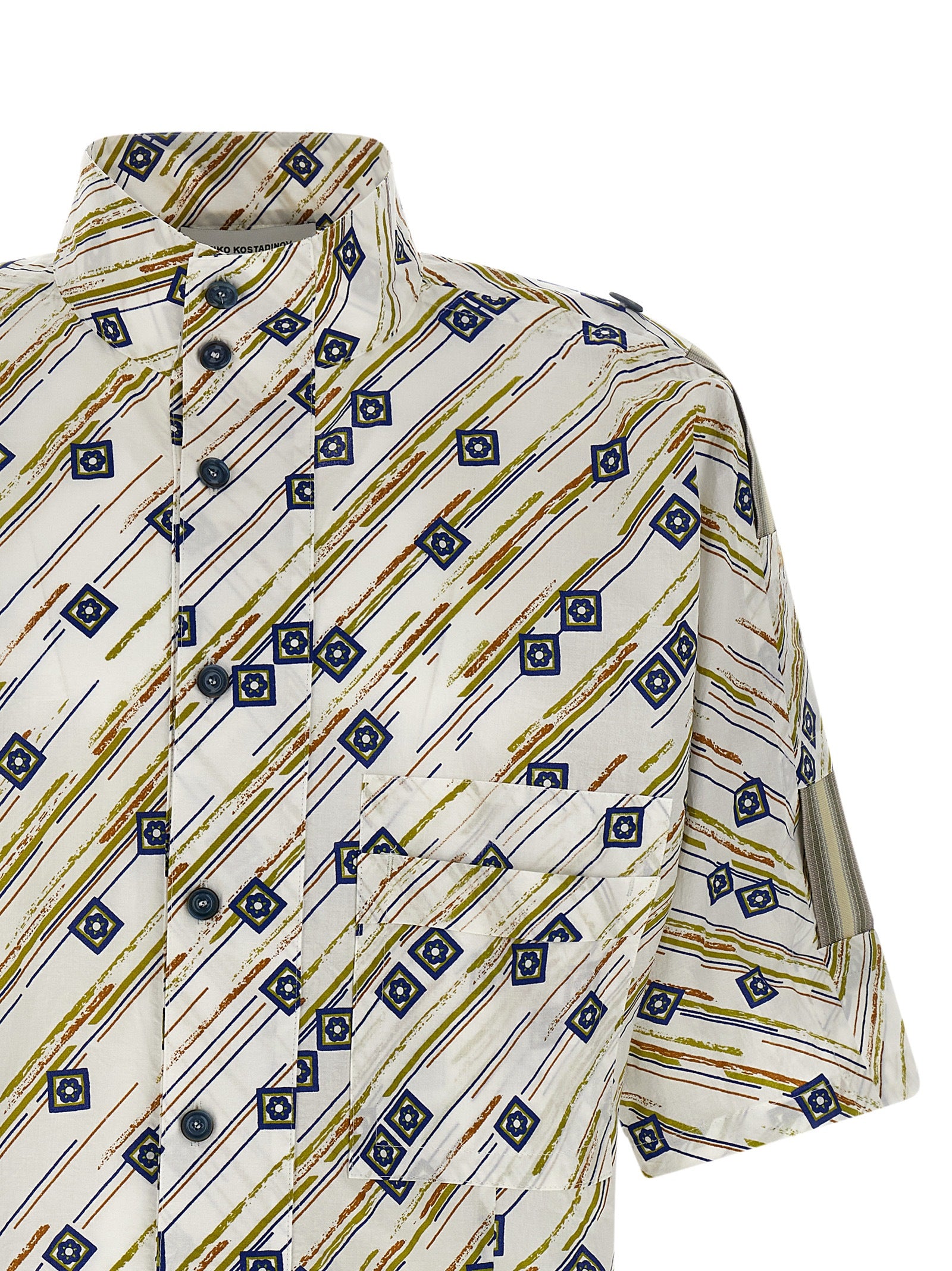 Kiko Kostadinov Multicolor Cotton Men's Blouse