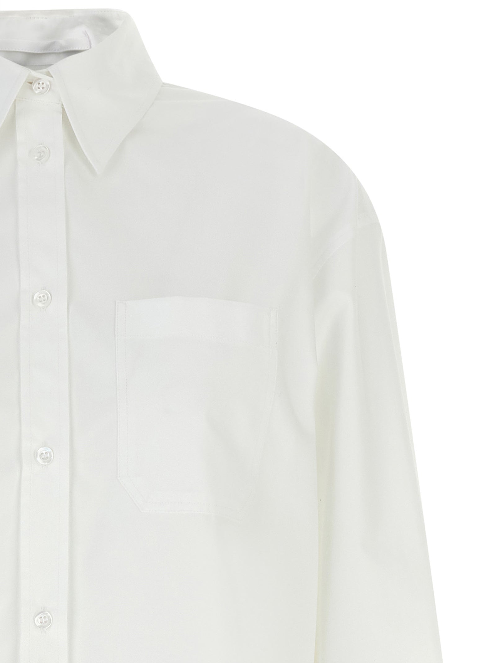 Sportmax White Cotton Women's Blouse