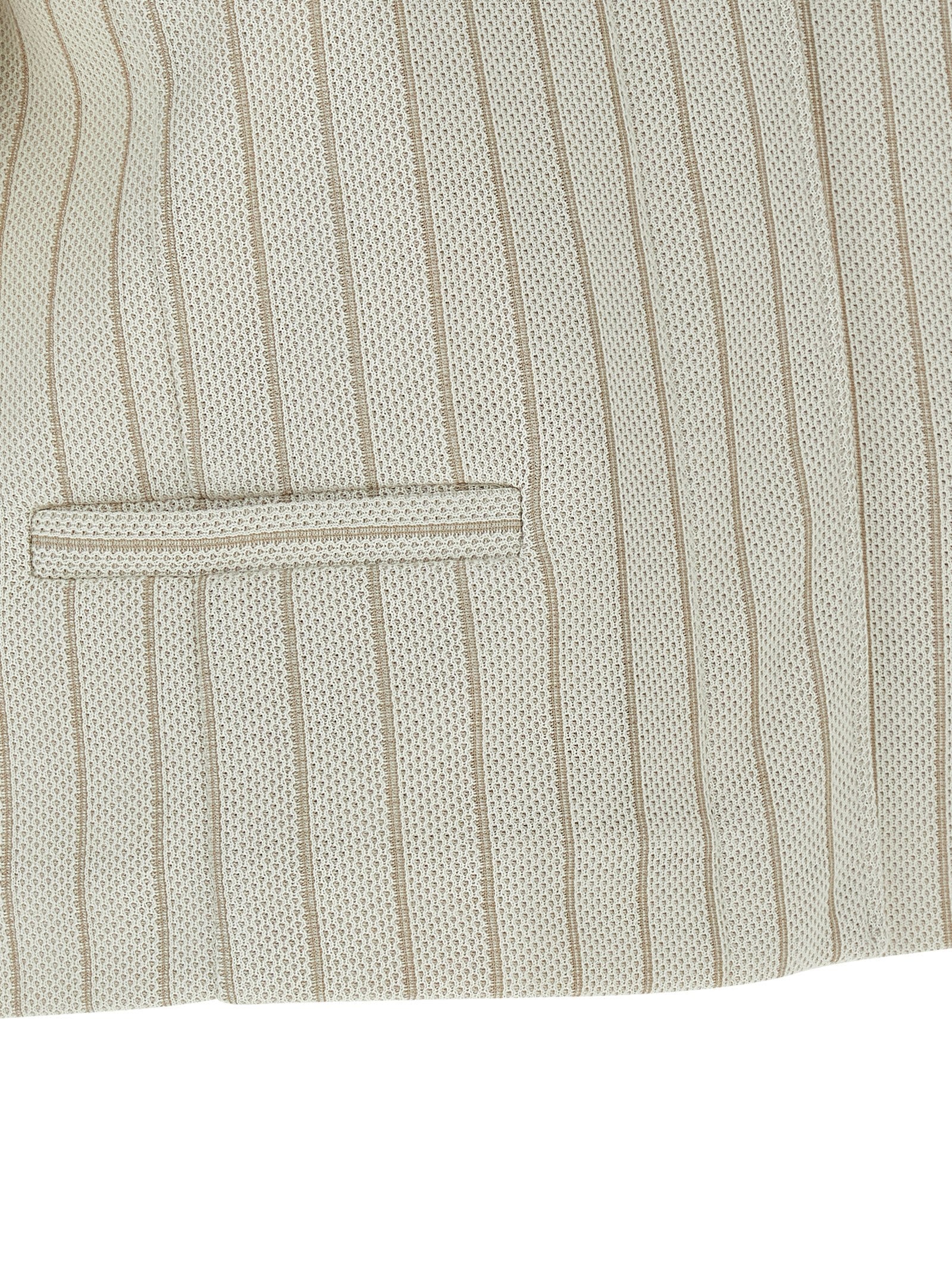 Max Mara Beige Cotton Full-Length Women's Jacket