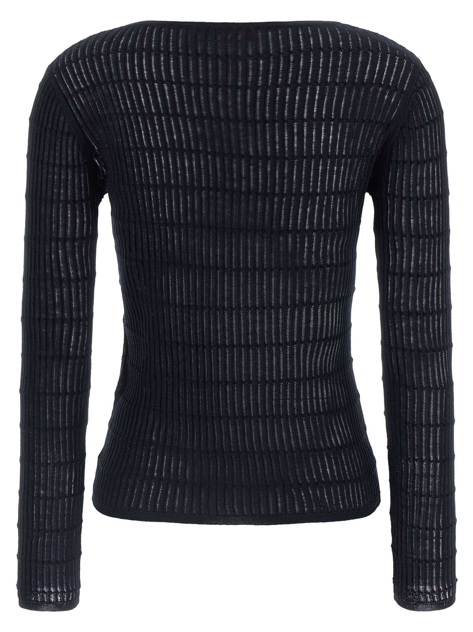 Max Mara Blue Silk Women's Cardigan