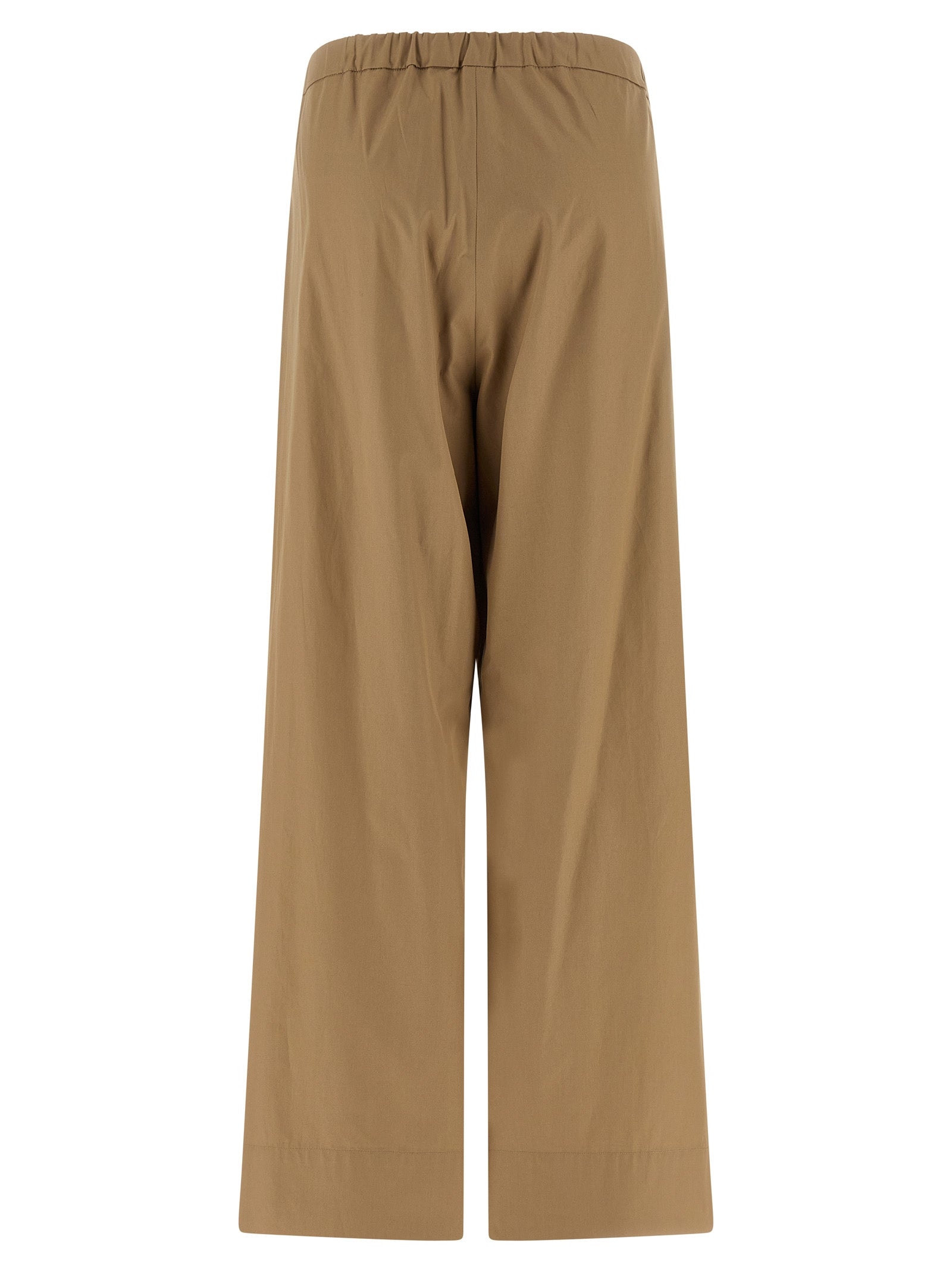 'S Max Mara Beige Cotton Casual Women's Pants