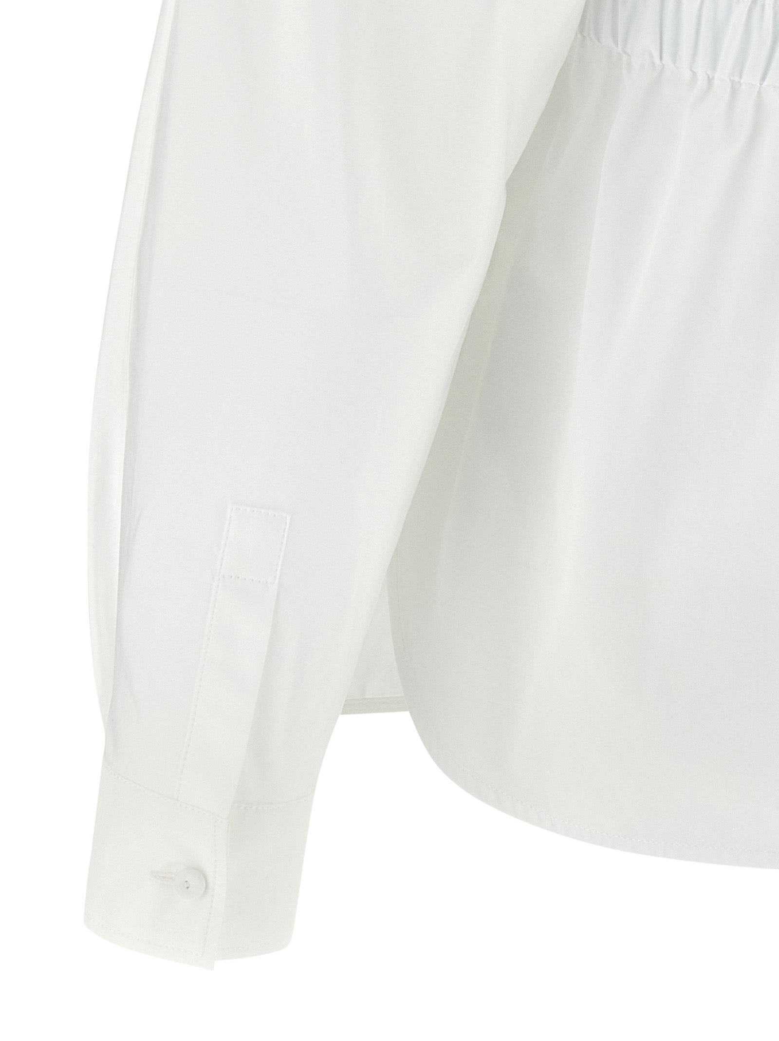 Max Mara White Cotton Women's Blouse