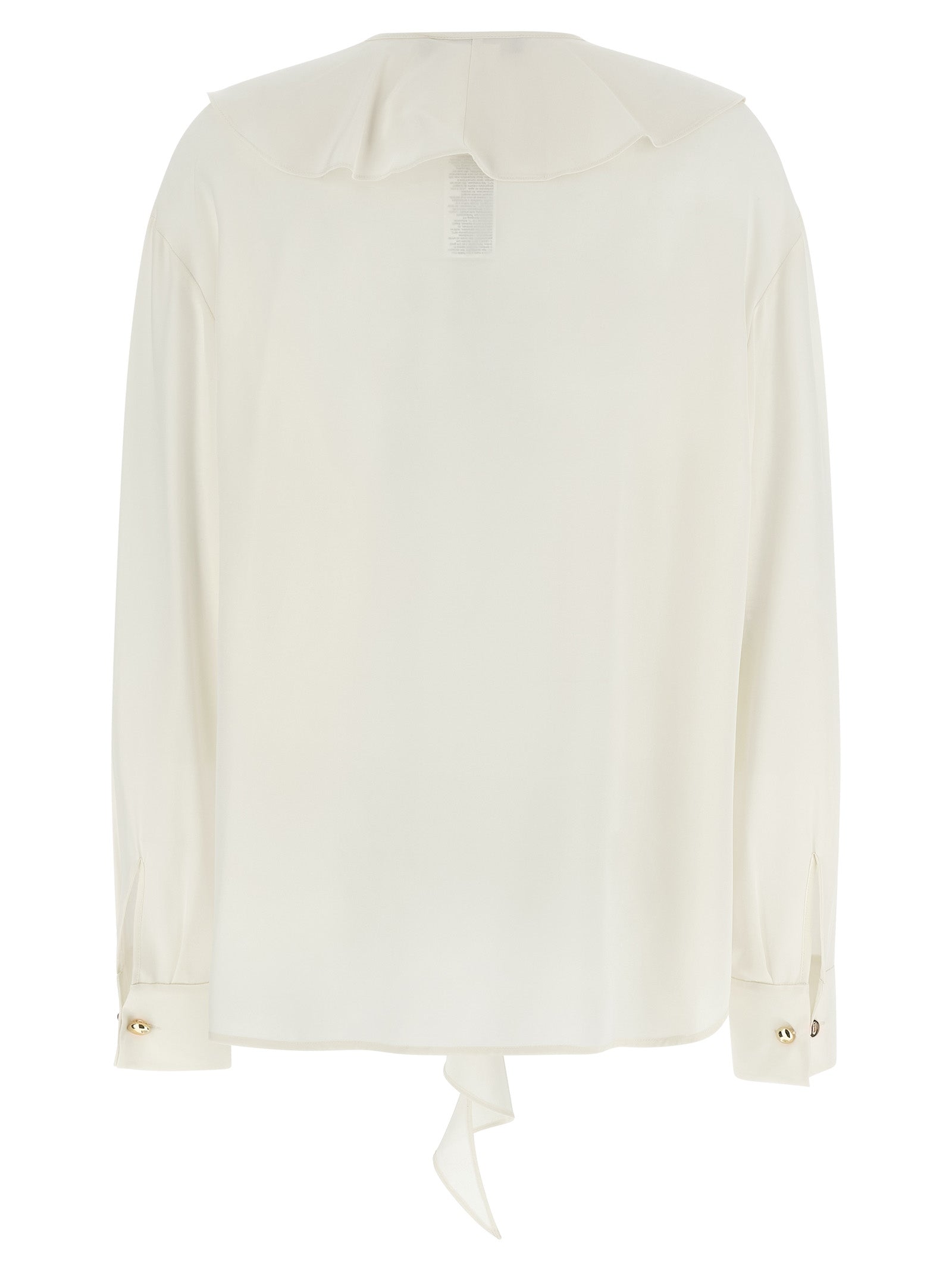 Max Mara White Silk Women's Blouse