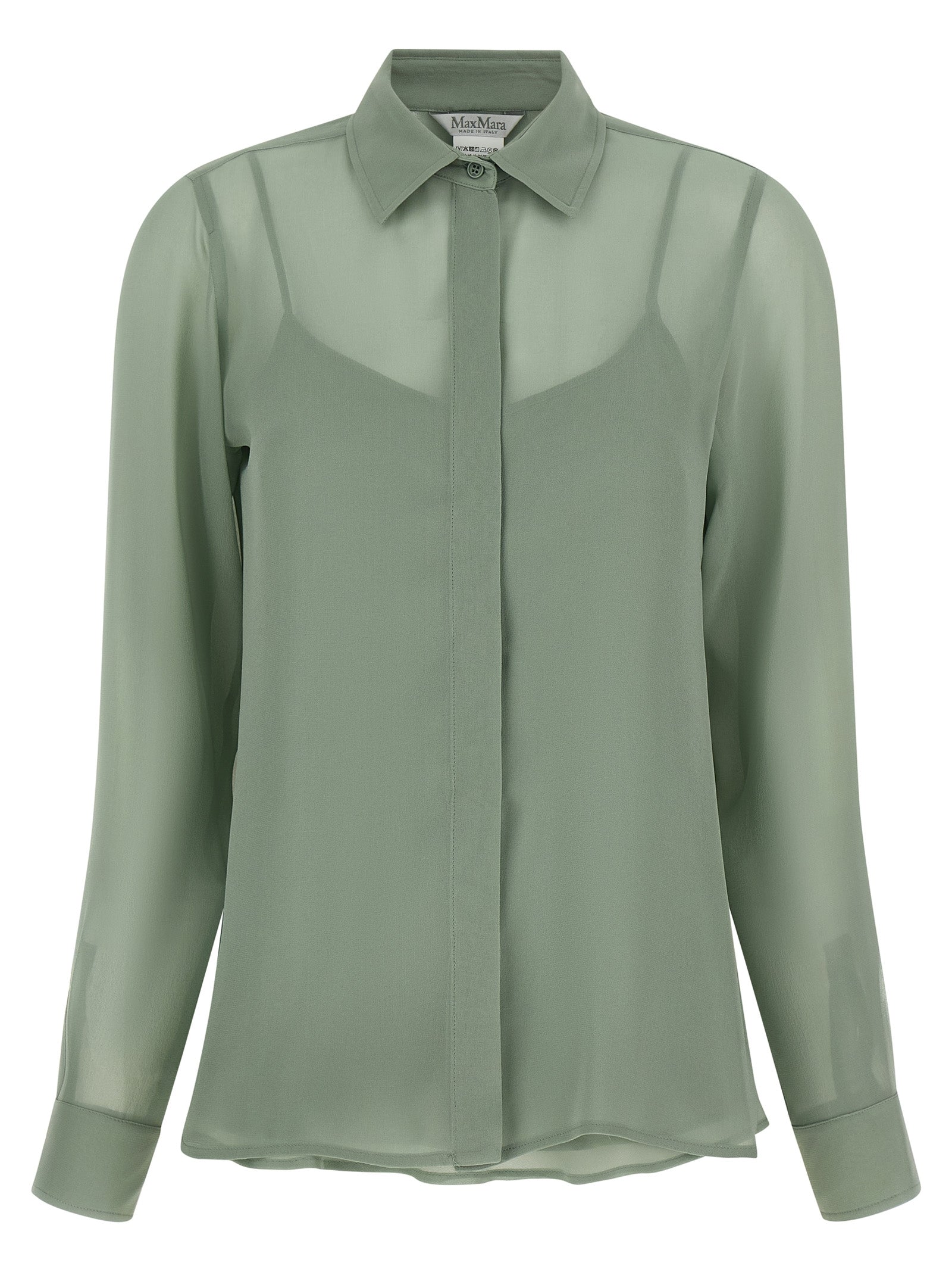 Max Mara Bicolor Silk Women's Blouse