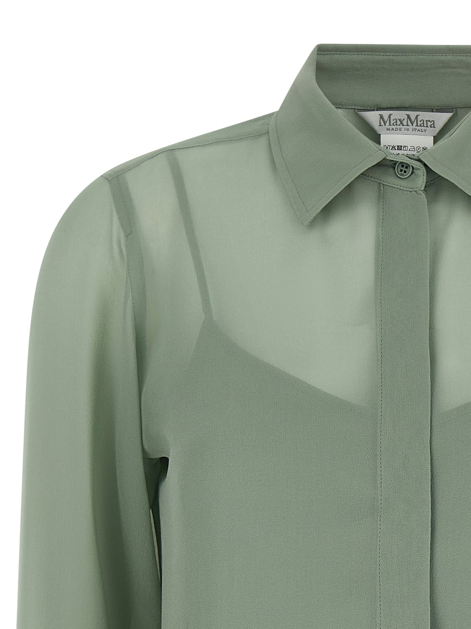 Max Mara Bicolor Silk Women's Blouse