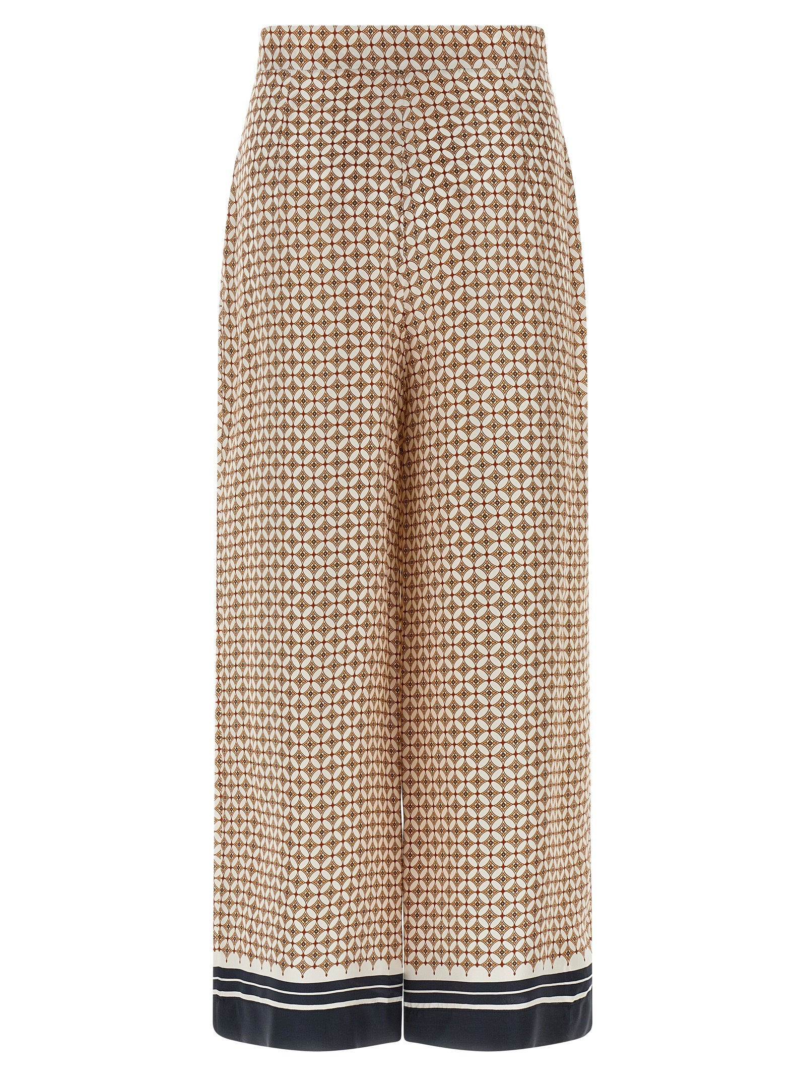 Max Mara Blue Silk Women's Pants