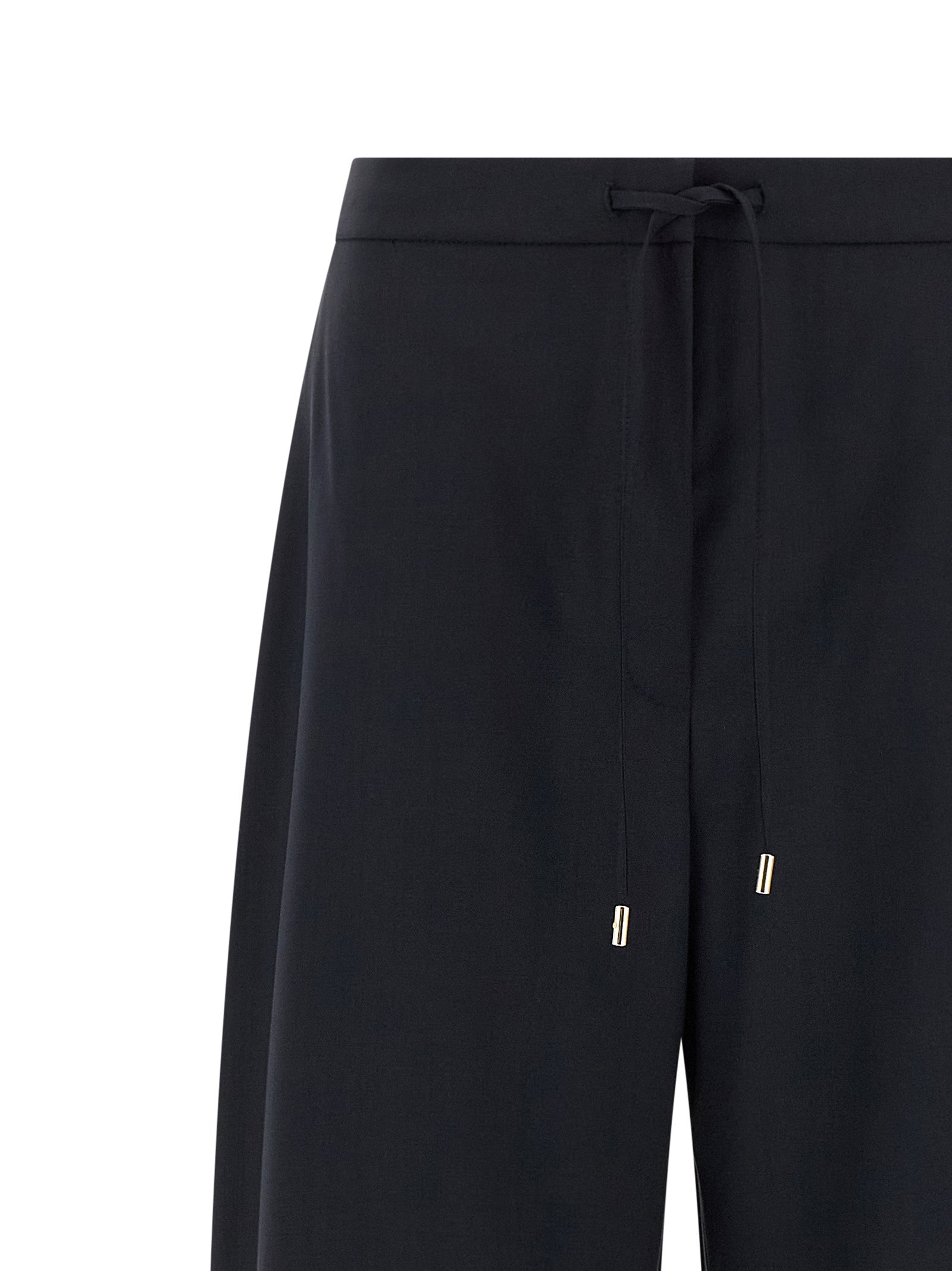 Max Mara Blue Virgin Wool Casual Women's Pants
