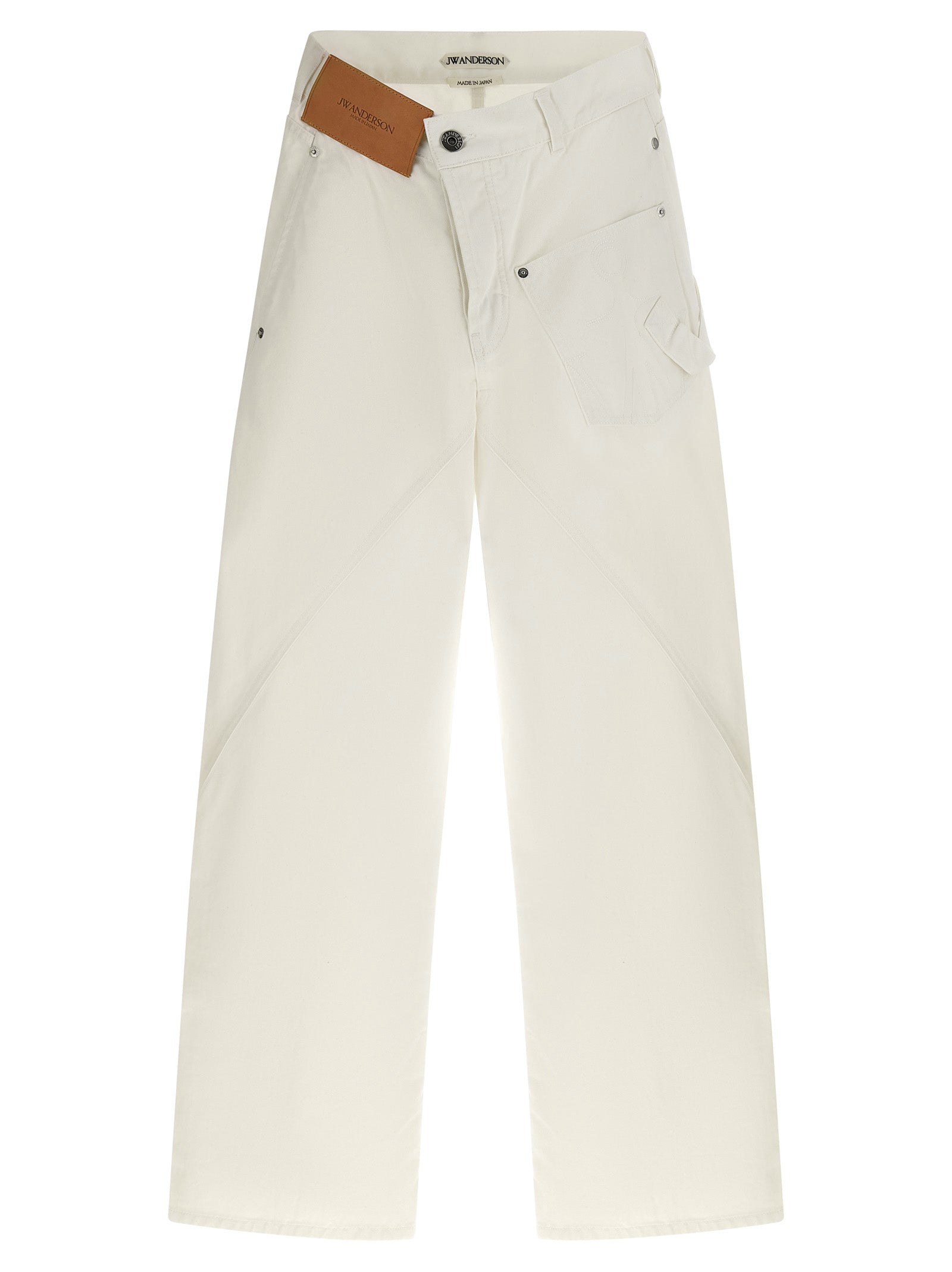 J.W.Anderson White Cotton Jeans Women's Denim
