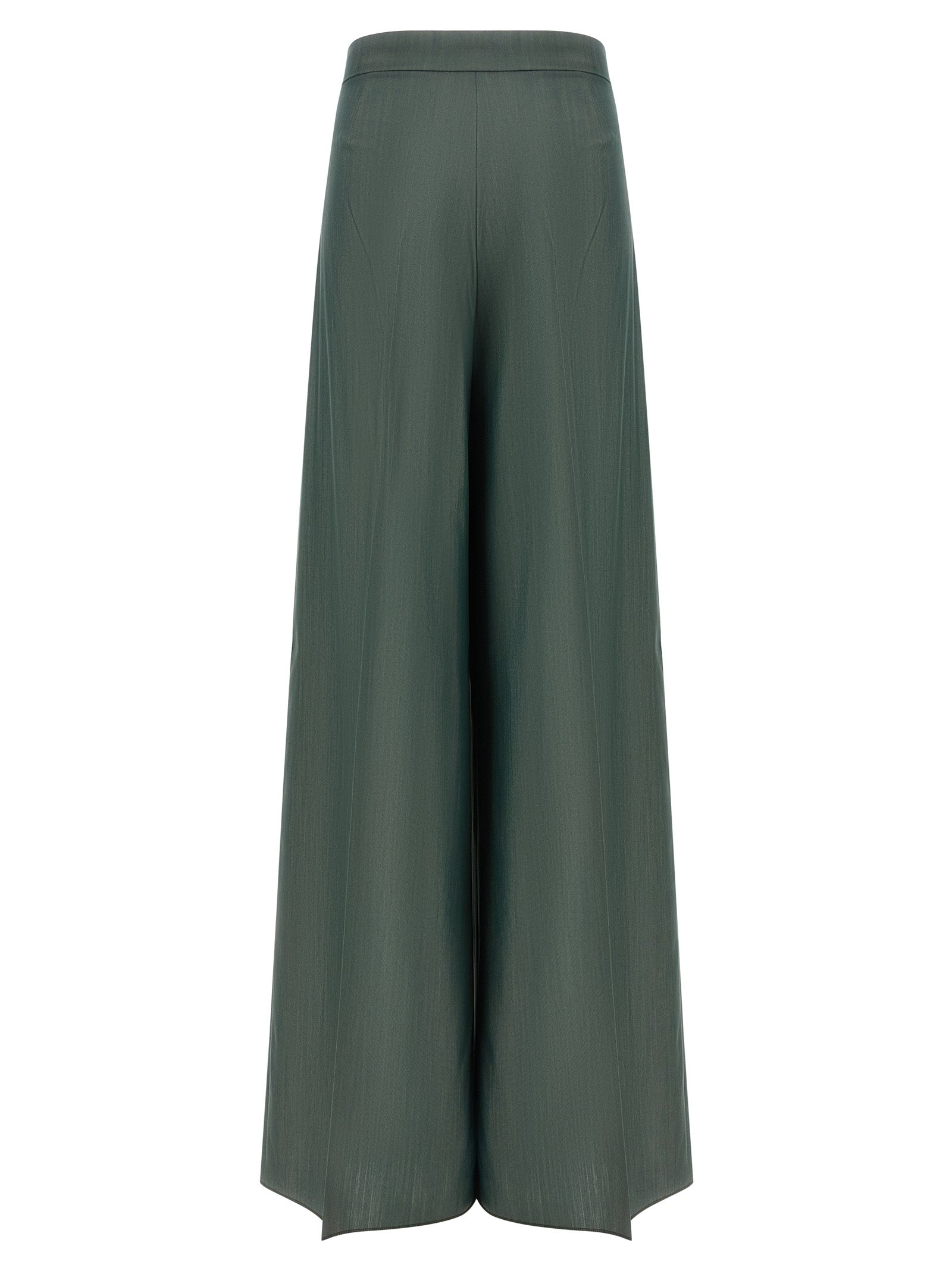Max Mara Bicolor Virgin Wool Casual Women's Pants