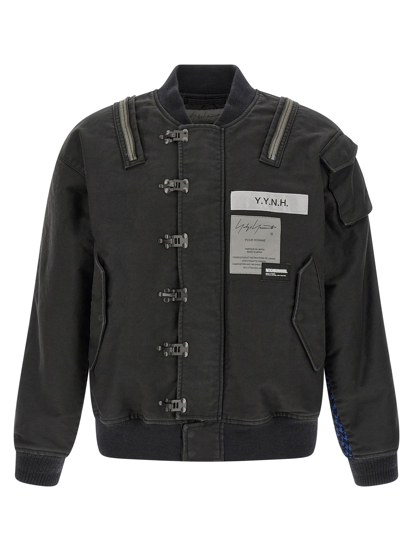 Yohji Yamamoto Black Cotton Men's Bomber