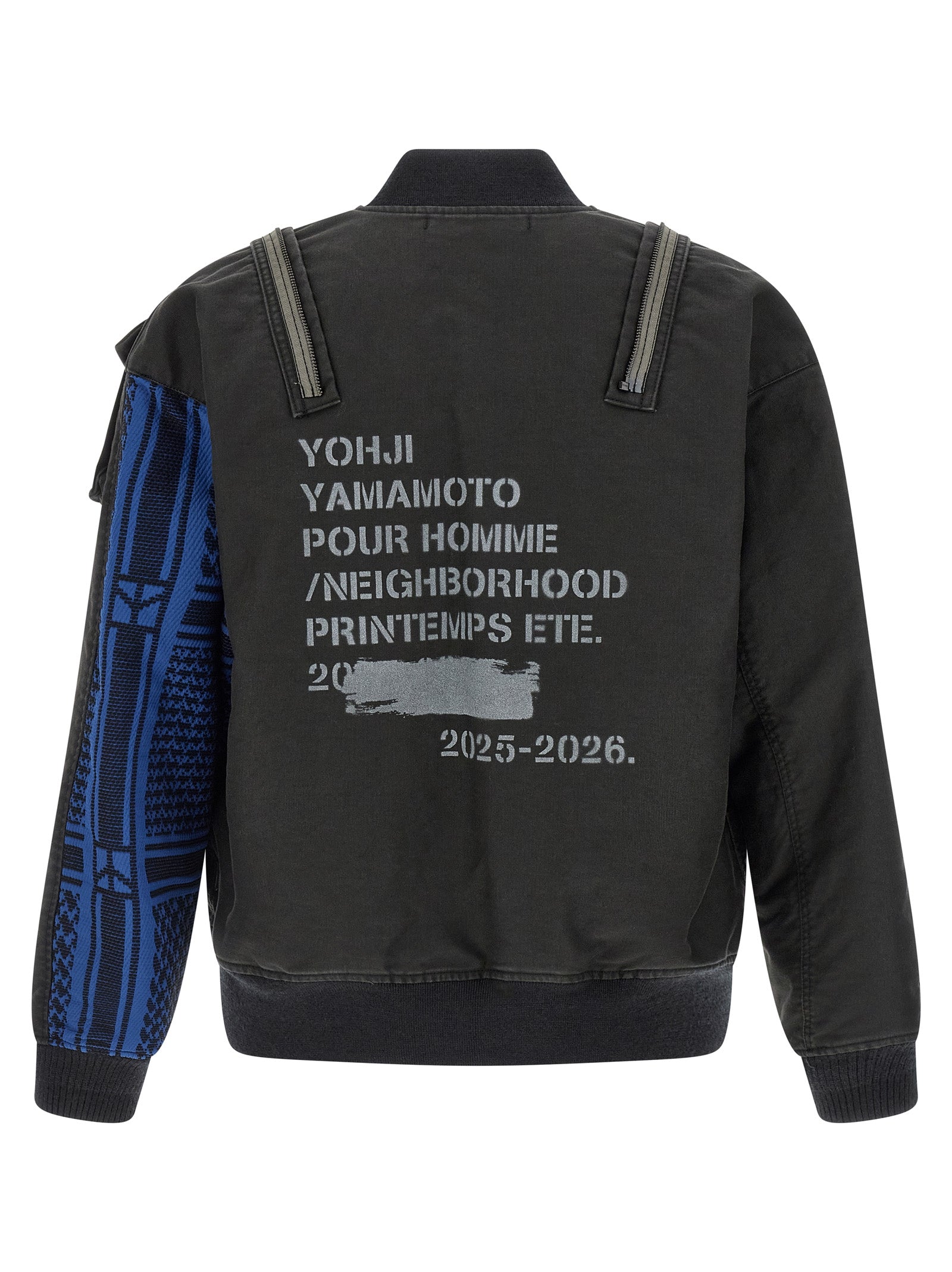 Yohji Yamamoto Black Cotton Men's Bomber
