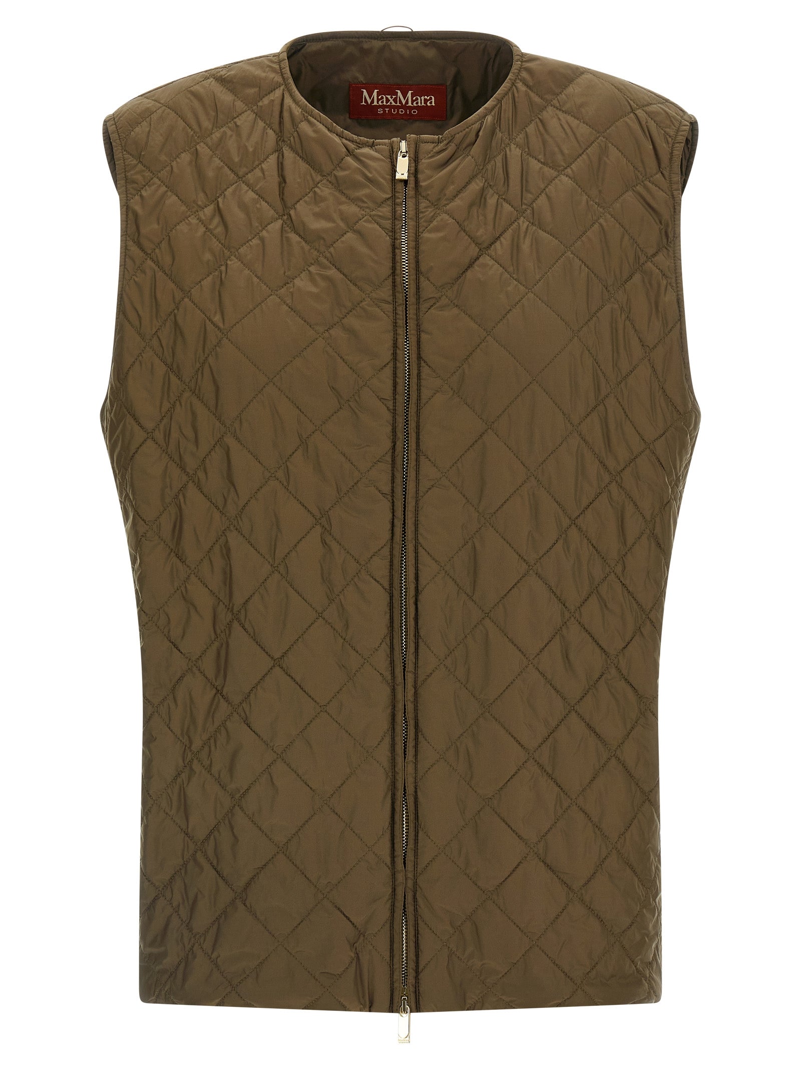 Max Mara Bicolor Virgin Wool Women's Coat